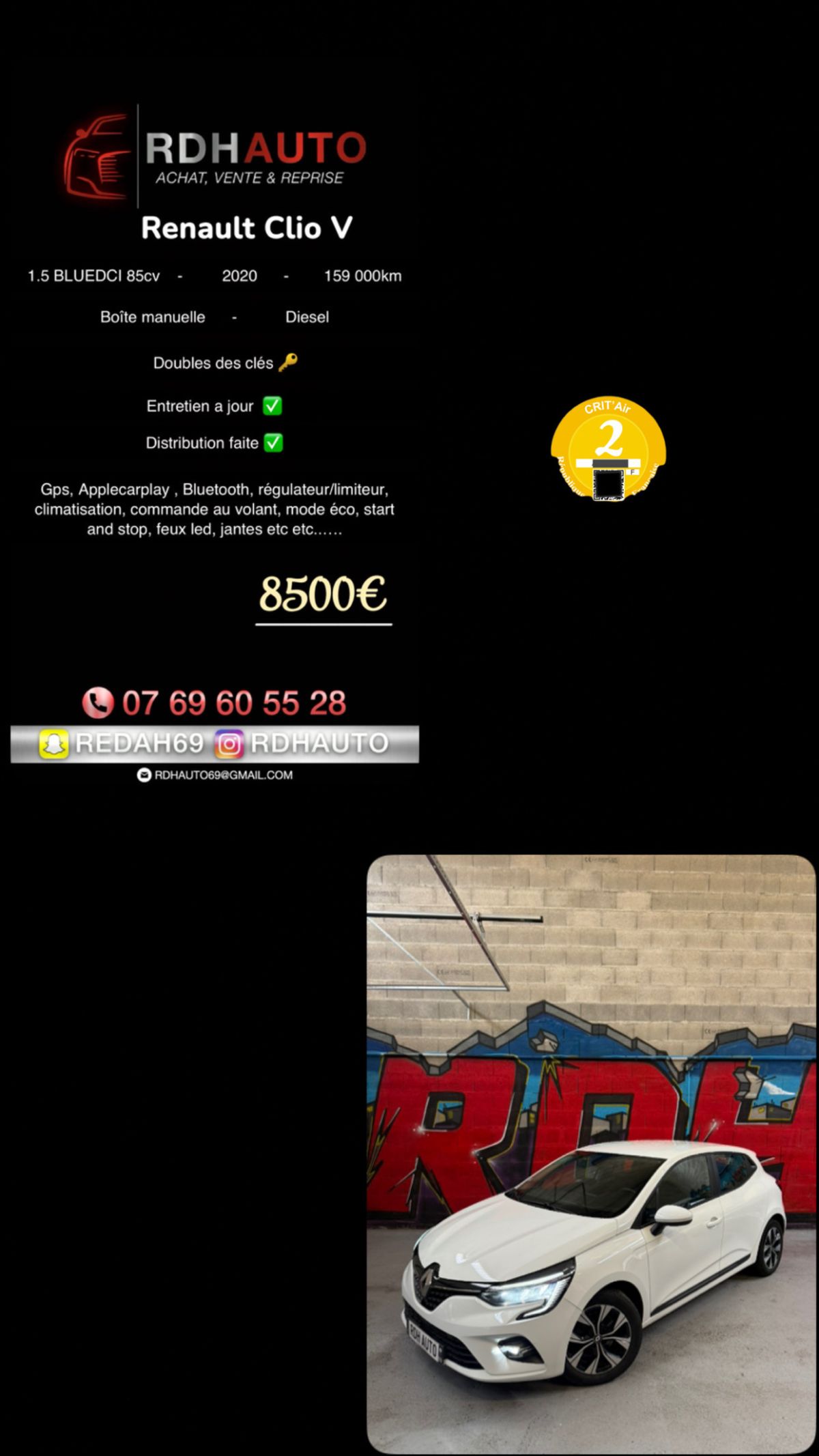 Renault Clio V 1.5 Bluedci 85cv