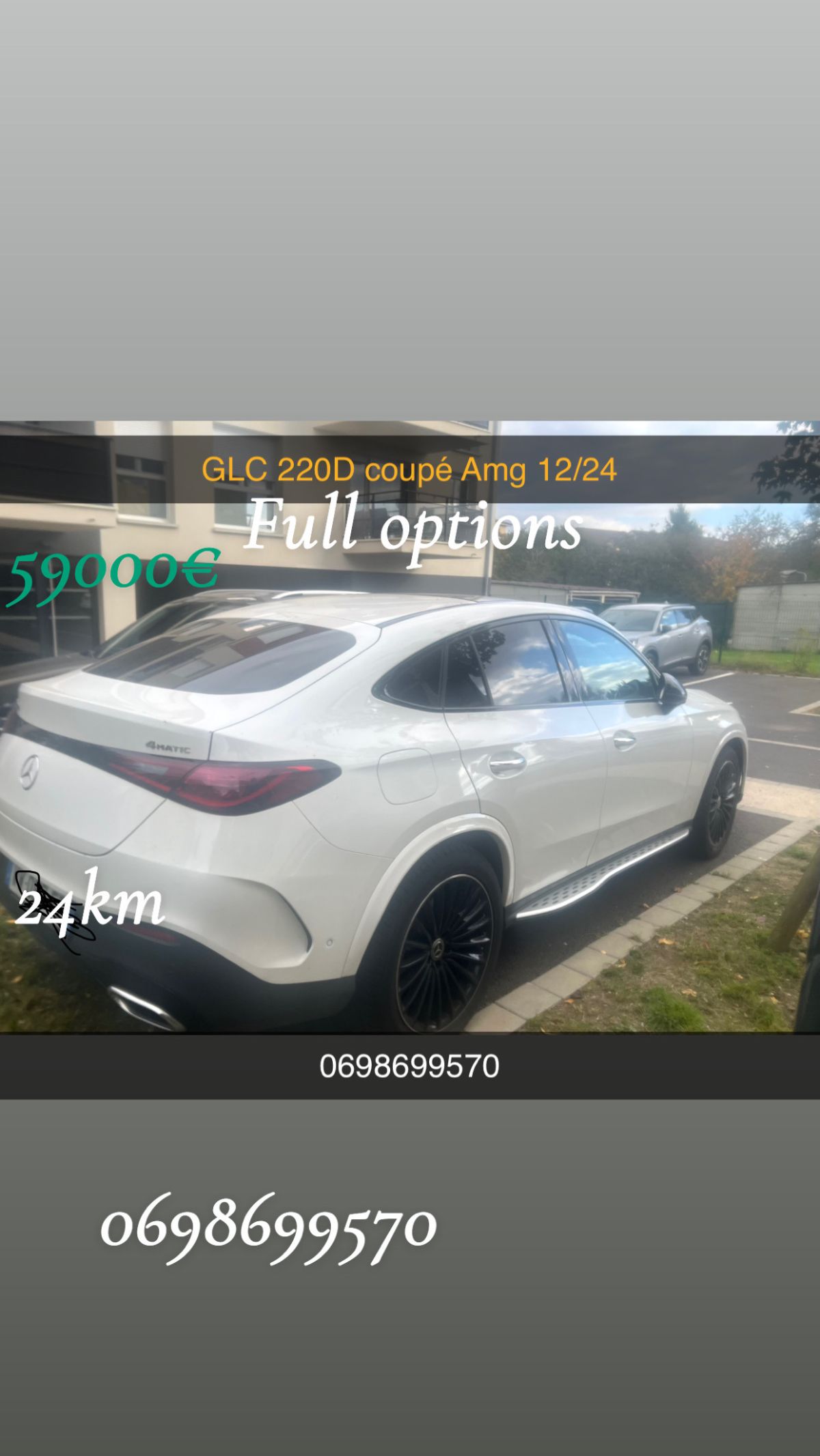 Glc 220d pack Amg coupe