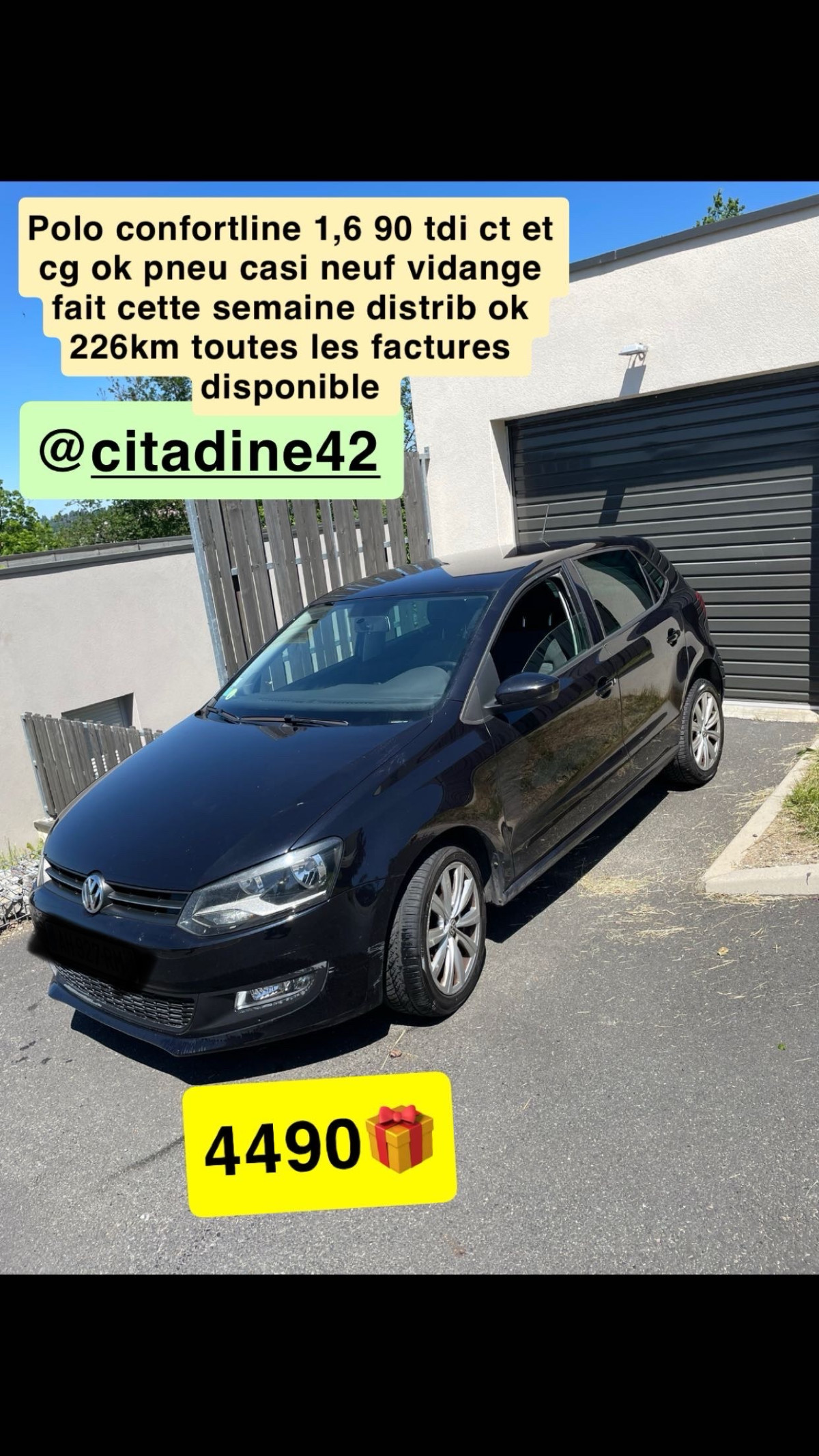 POLO 1.6 TDI 90 CONFORTLINE CT OK DISTR OK
