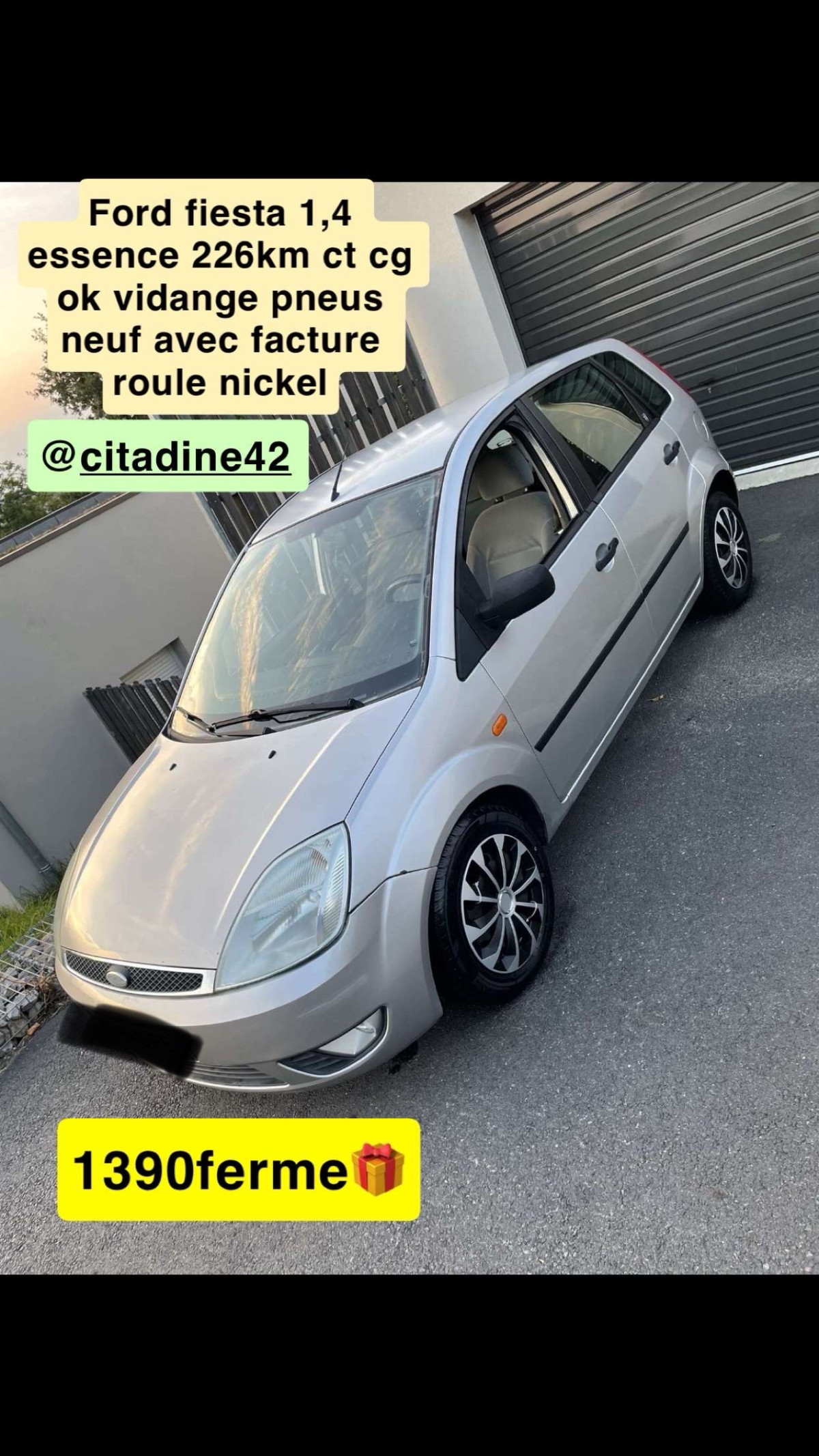 FORD FIESTA 1.4ESS CG OK CT OK