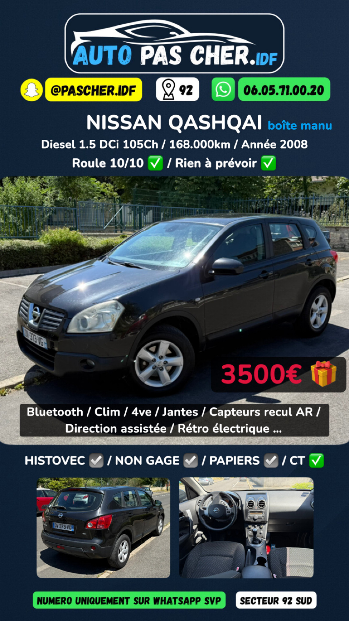 Nissan Qashqai 1.5 DCi 105ch Phase 1