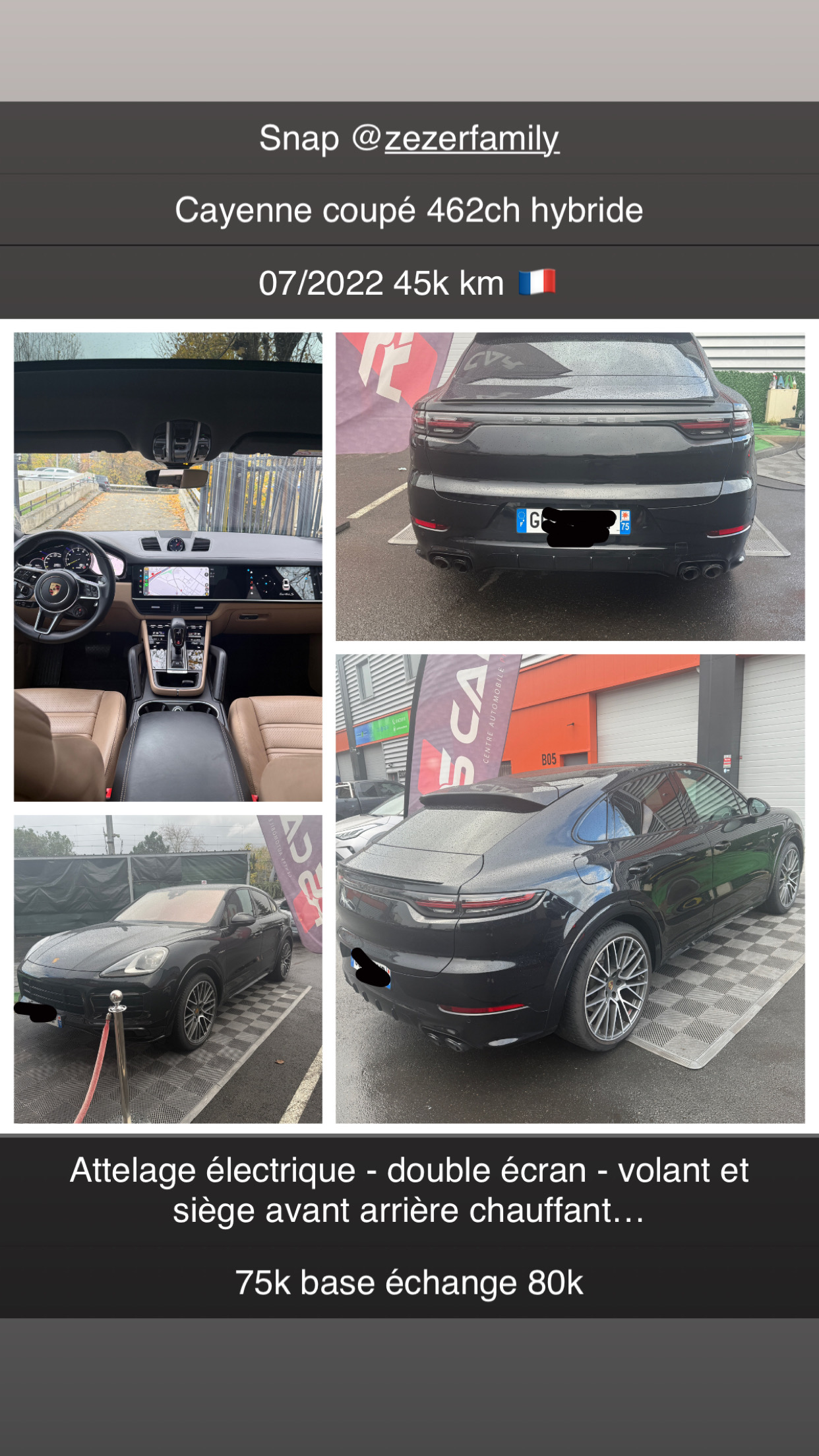 Cayenne coupé 462ch hybride