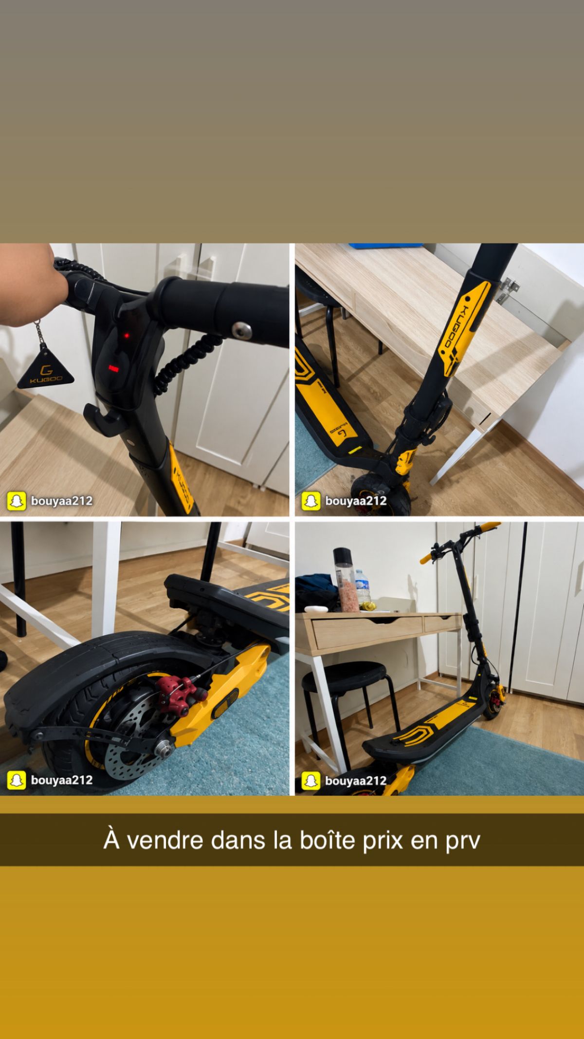 Kugoo m3 pro neuve à vendre dans la boîte