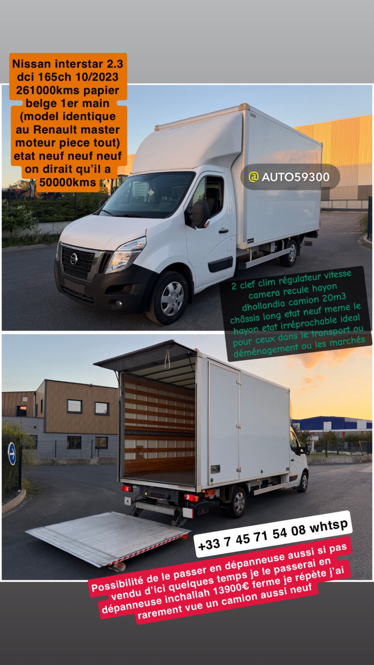 nissan interstar renault master 10/2023