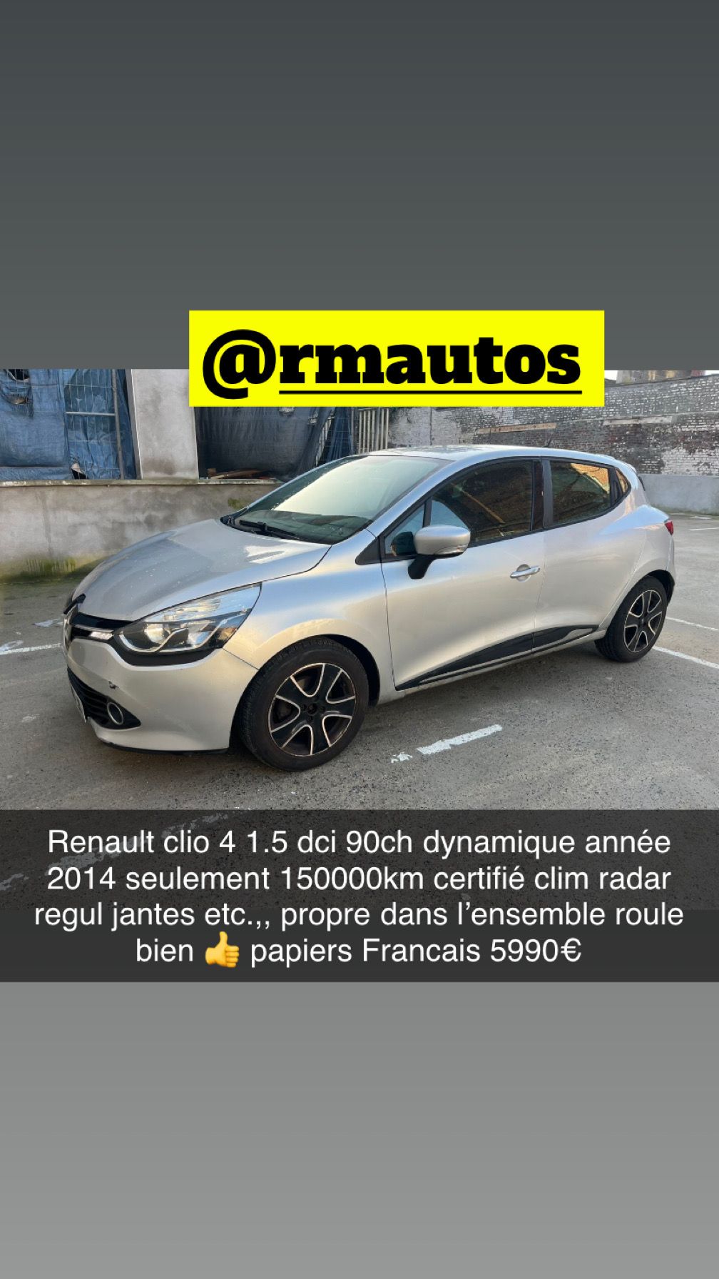 Renault clio 4 1.5 dci 90chv dynamique