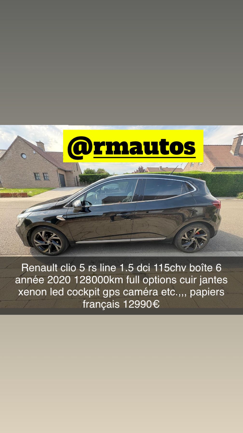 Renault clio 5 rs Line 1.5 dci 1152020 full