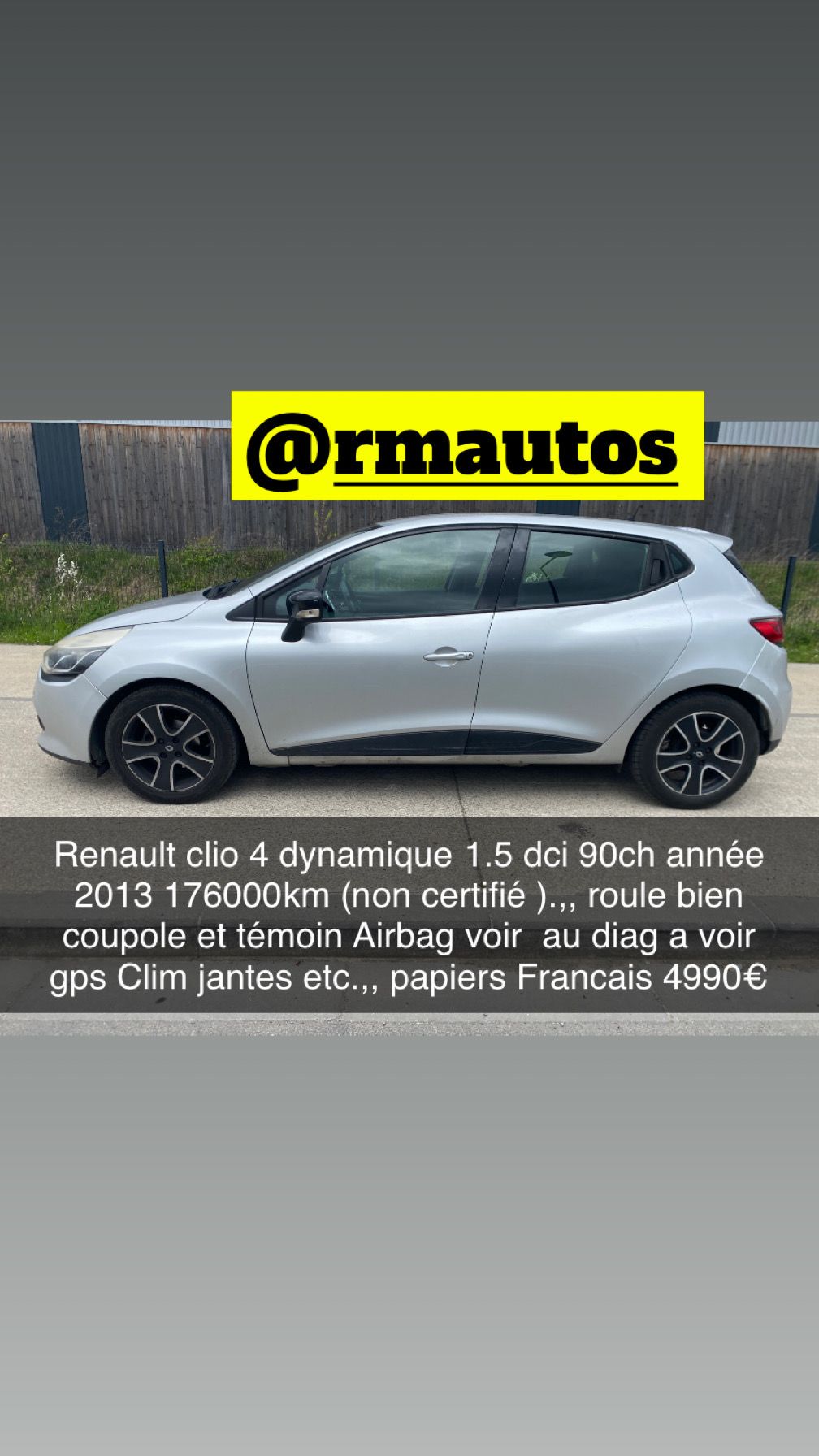 Renault clio 4 1.5 dci 90chv dynamique