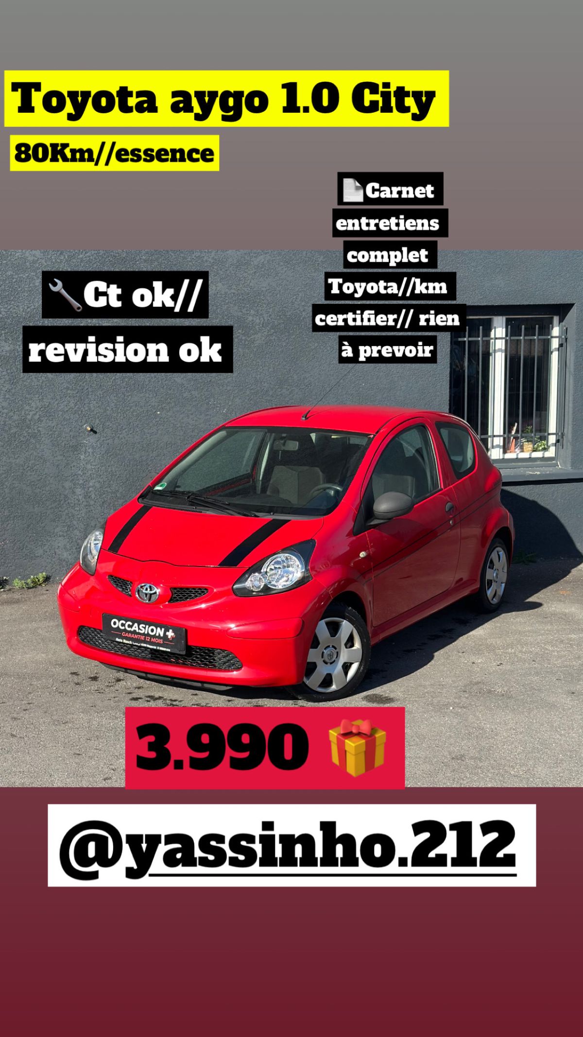 Toyota aygo 1.0 CITY