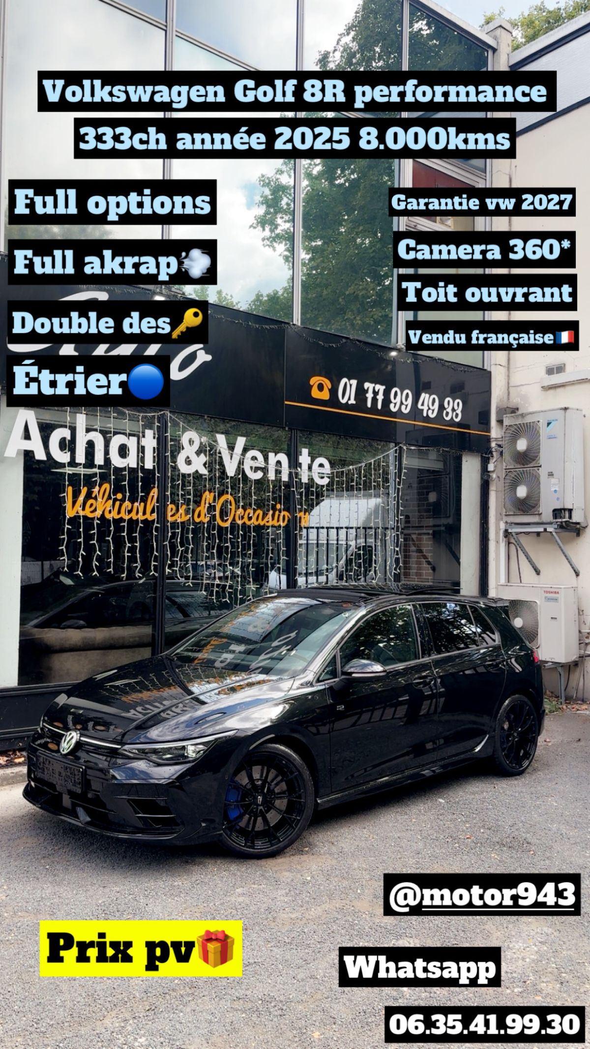 Volkswagen Golf 8R 333ch performance