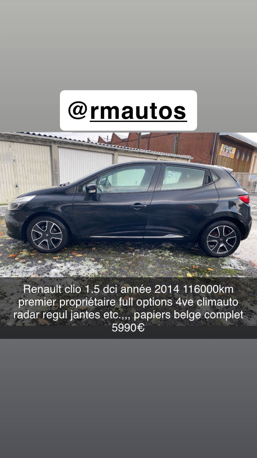 Renault clio 4 1.5 dci dynamique 2014 116000km