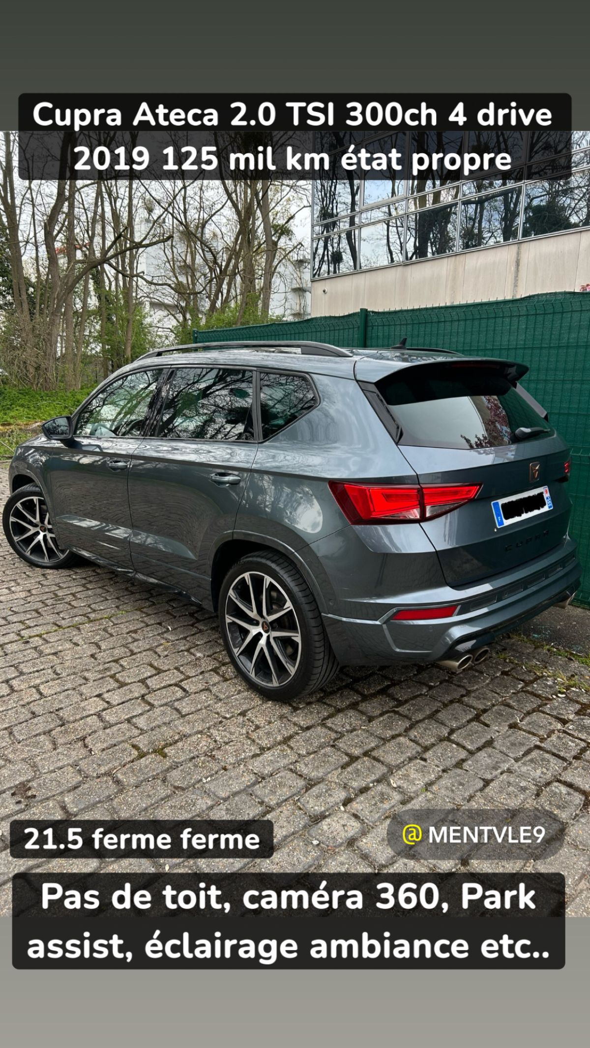 Cupra Ateca 300ch 4Drive