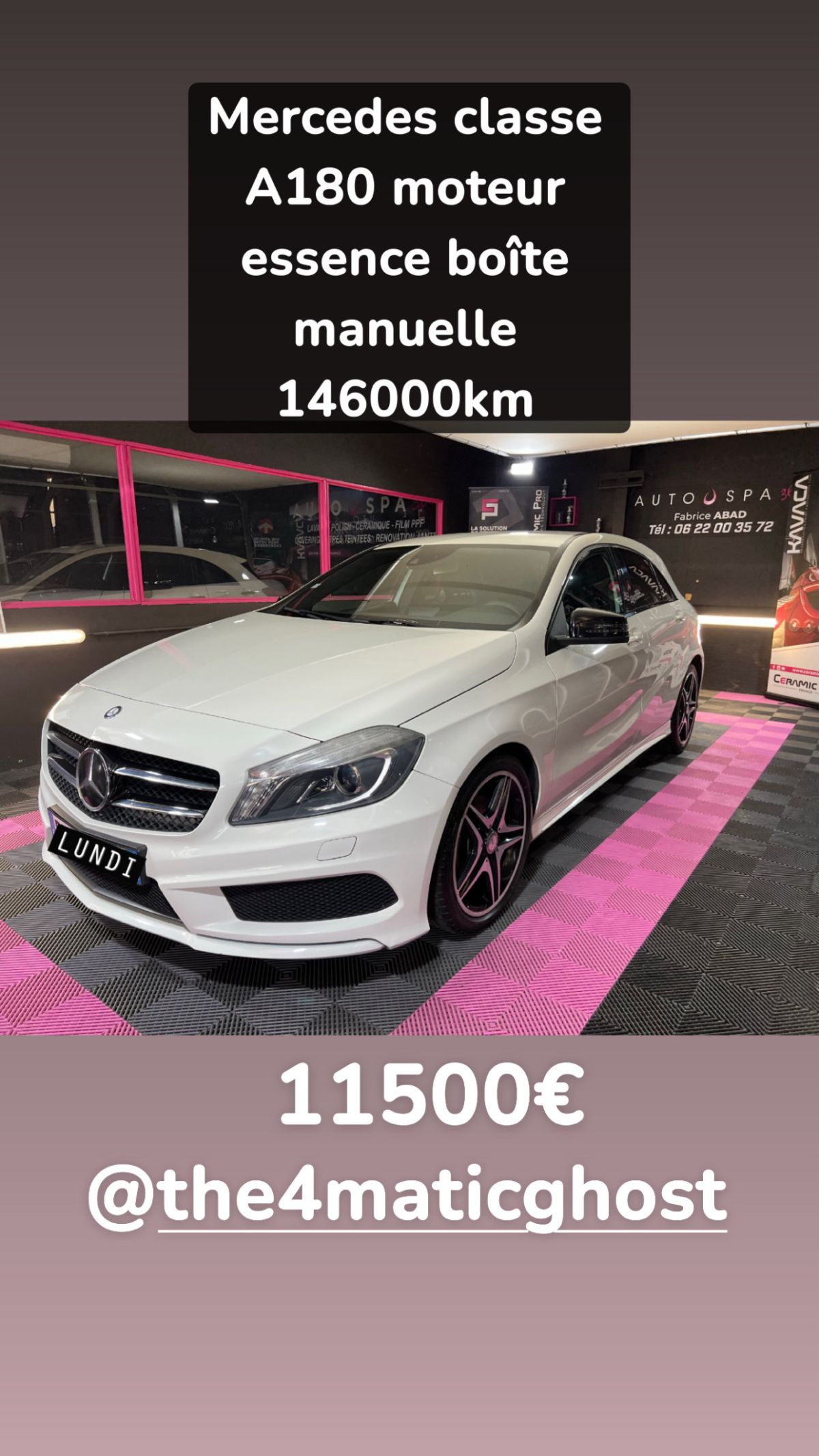 Mercedes Classe A180 pack amg