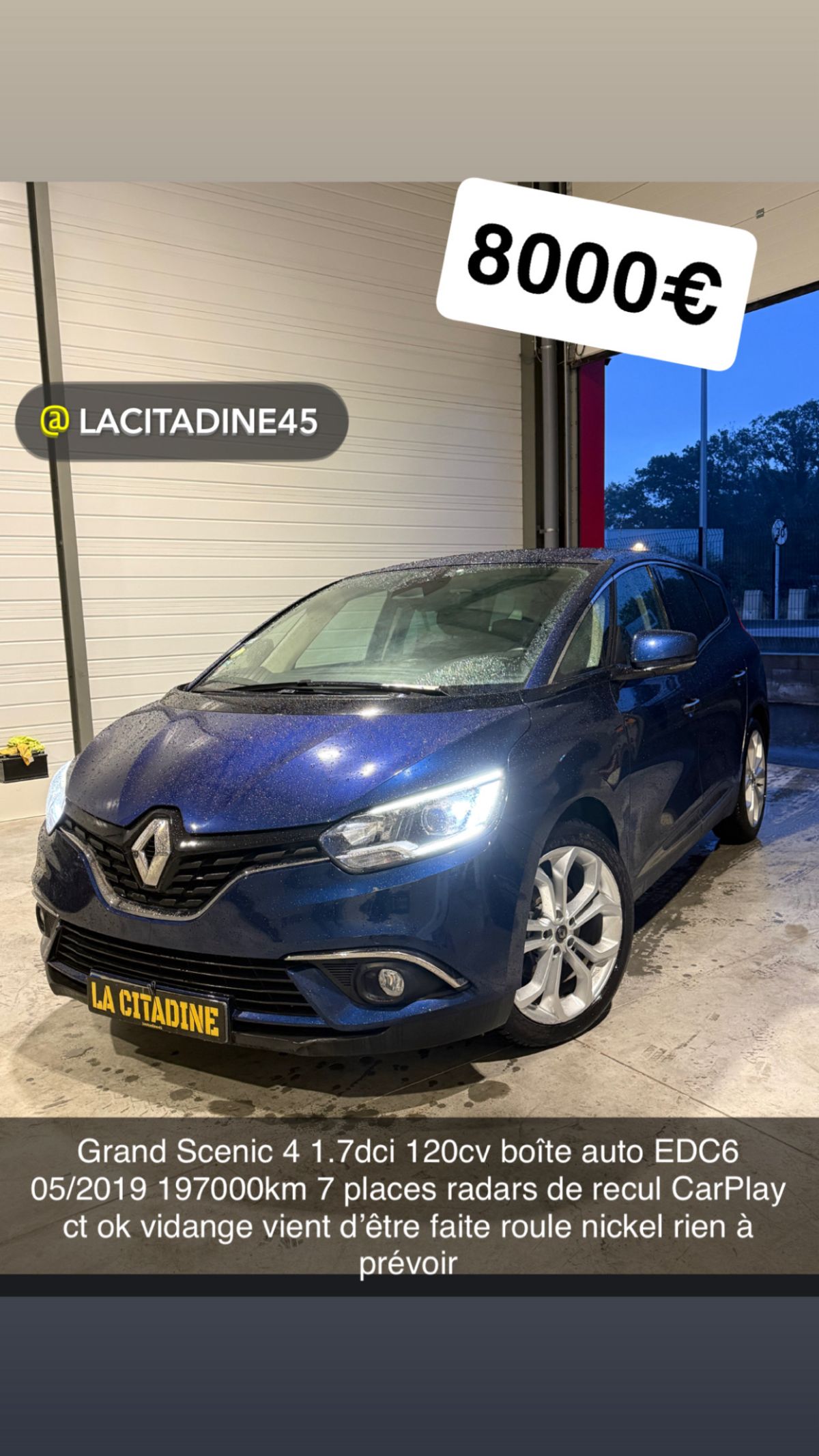 grand scenic 4 boîte auto 1.7dci