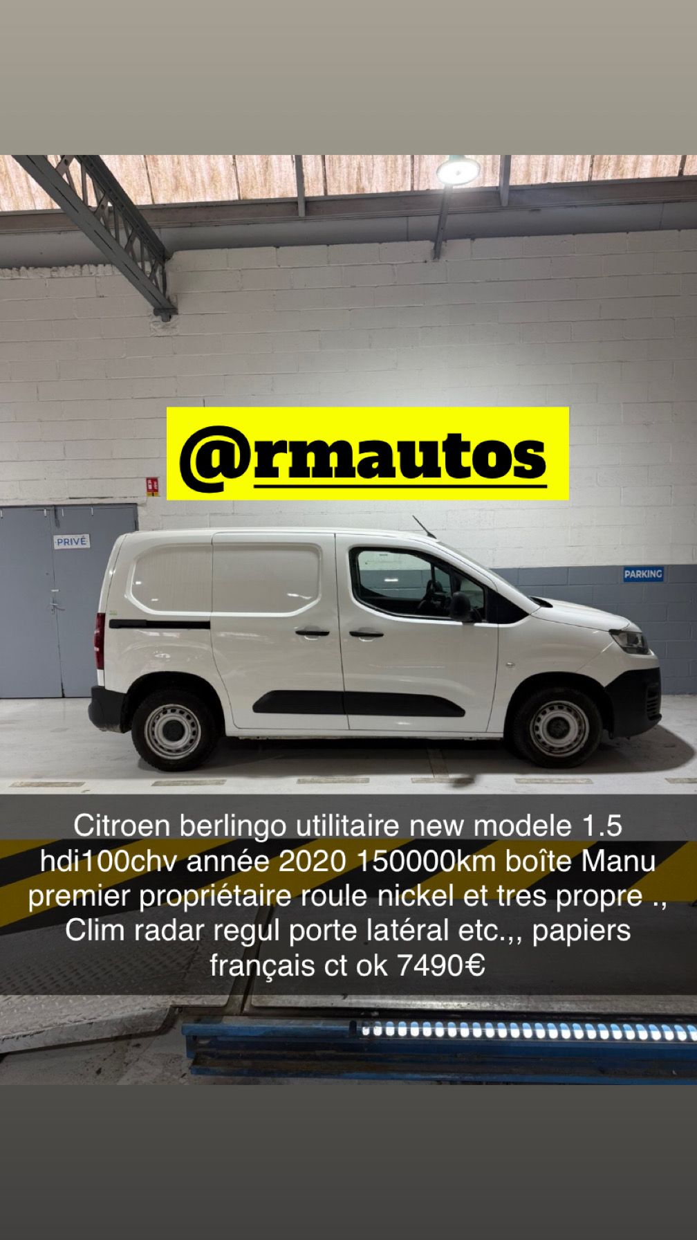 Citroen berlingo 1.5 hdi 100chv 2020