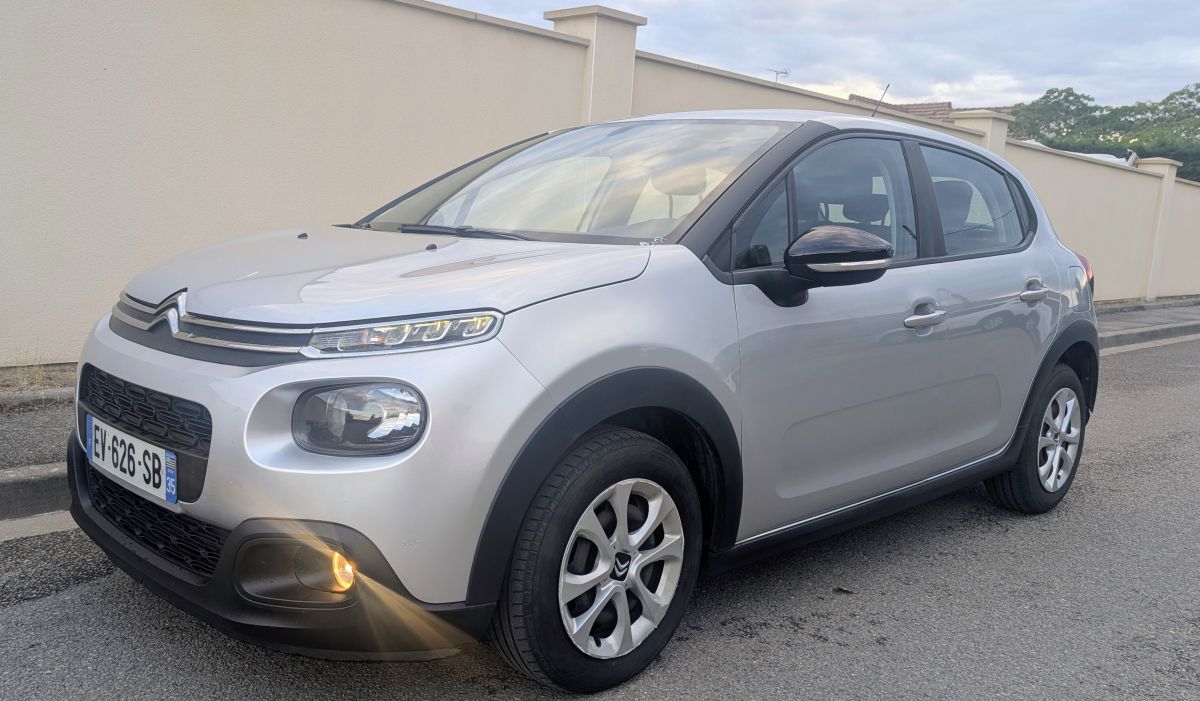 Citroen c3 grise 2018 diesel