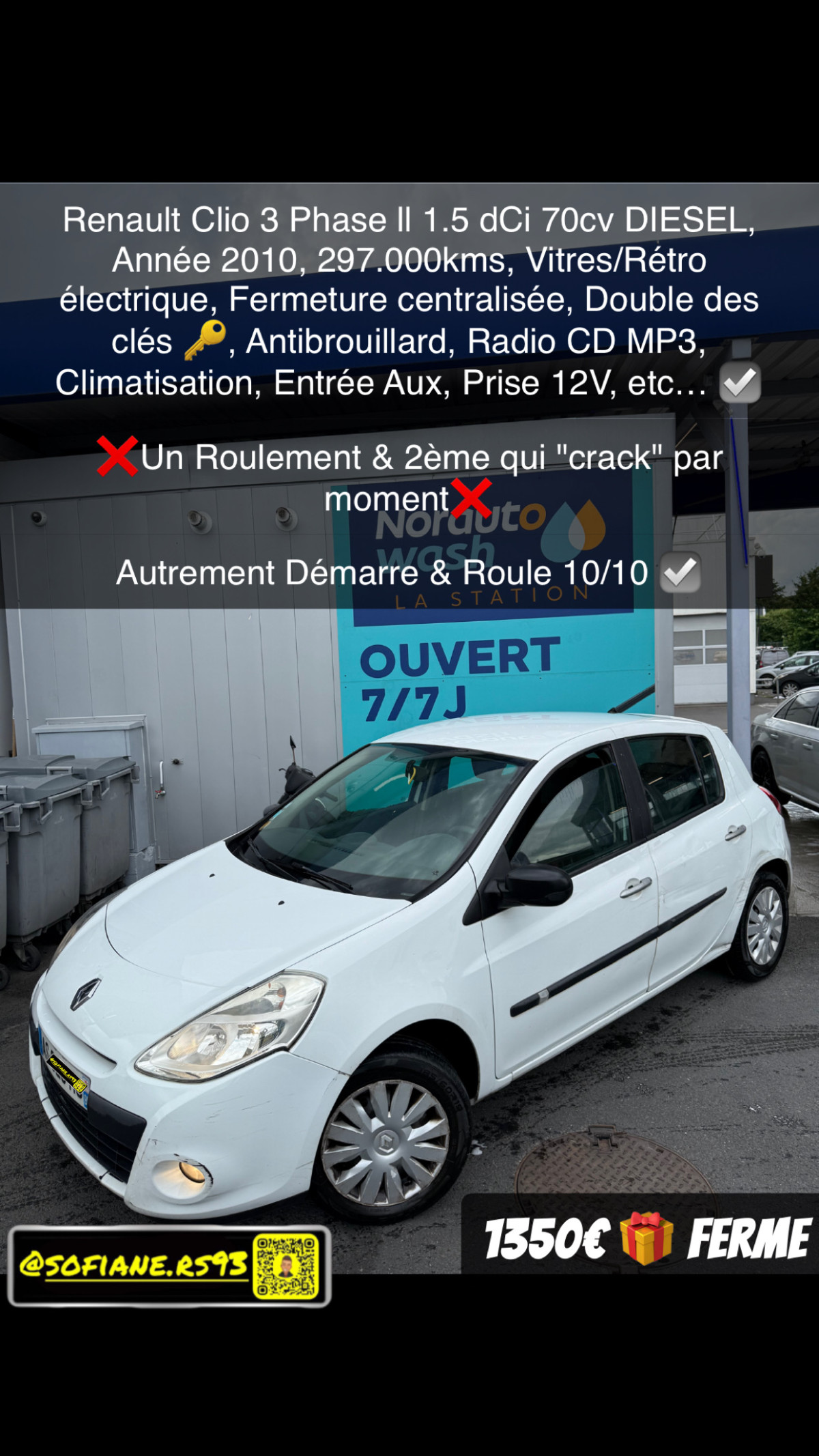 Renault Clio 3 Phase ll 1.5 dCi 70cv DIESEL