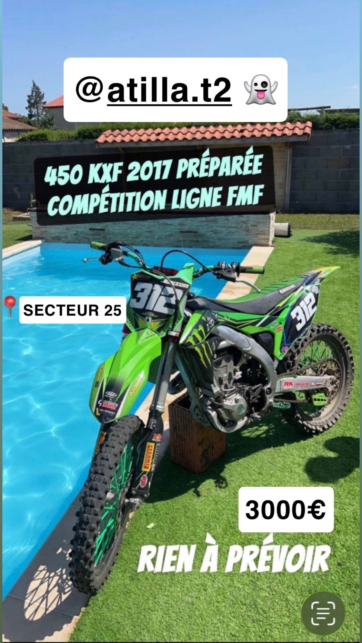 450kxf prépa competition