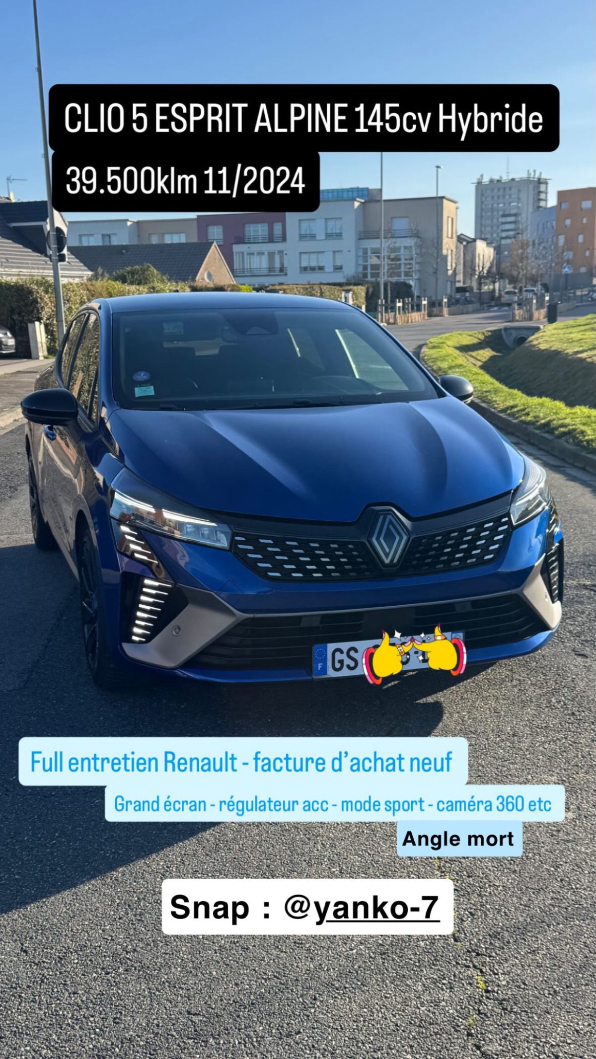 CLIO 5 esprit alpine hybride 145