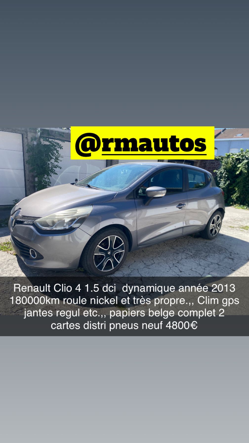 Renault clio 4 1.5 dci dynamique 2013