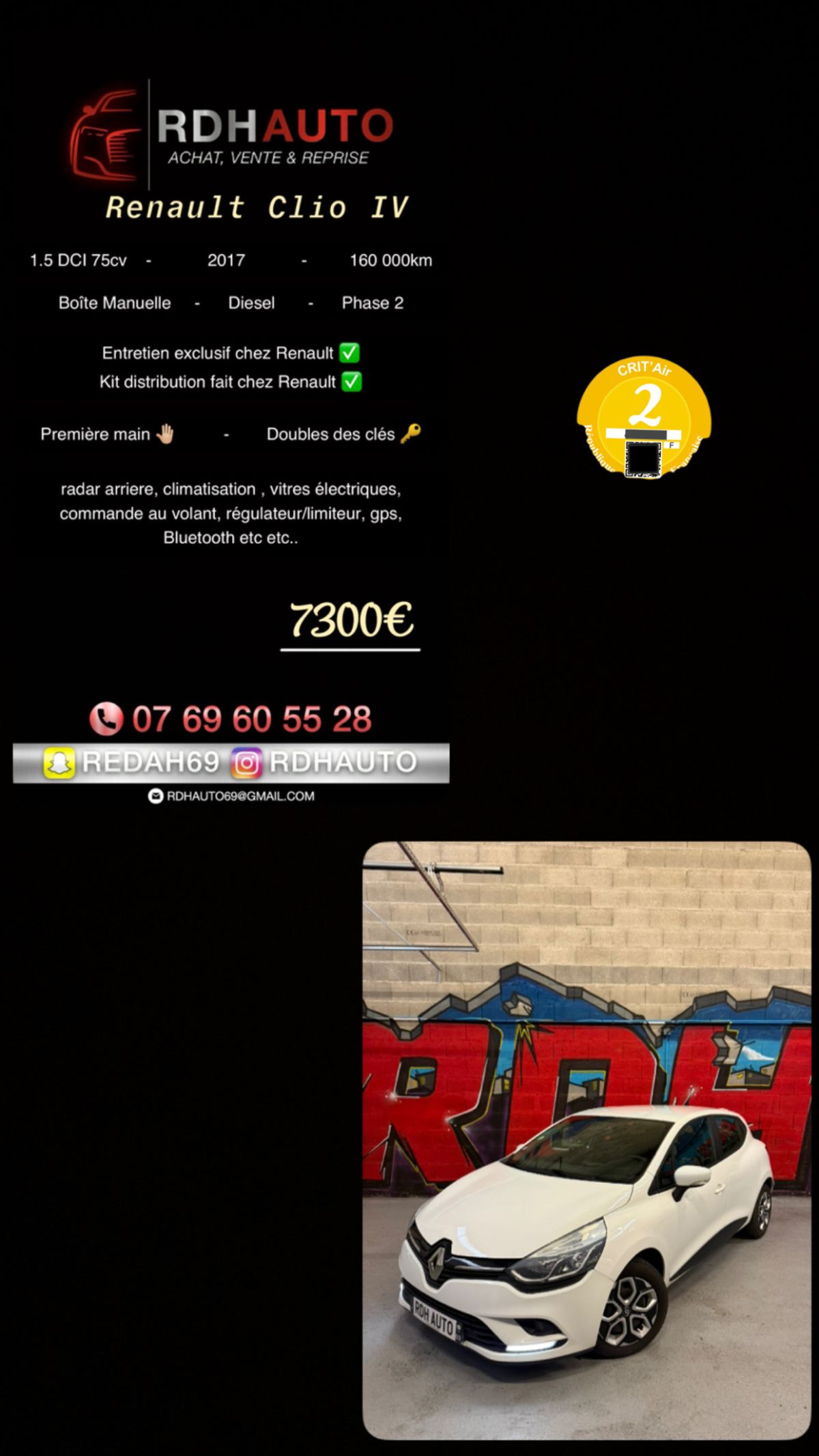 Renault Clio IV 1.5 DCI 75cv / Première main