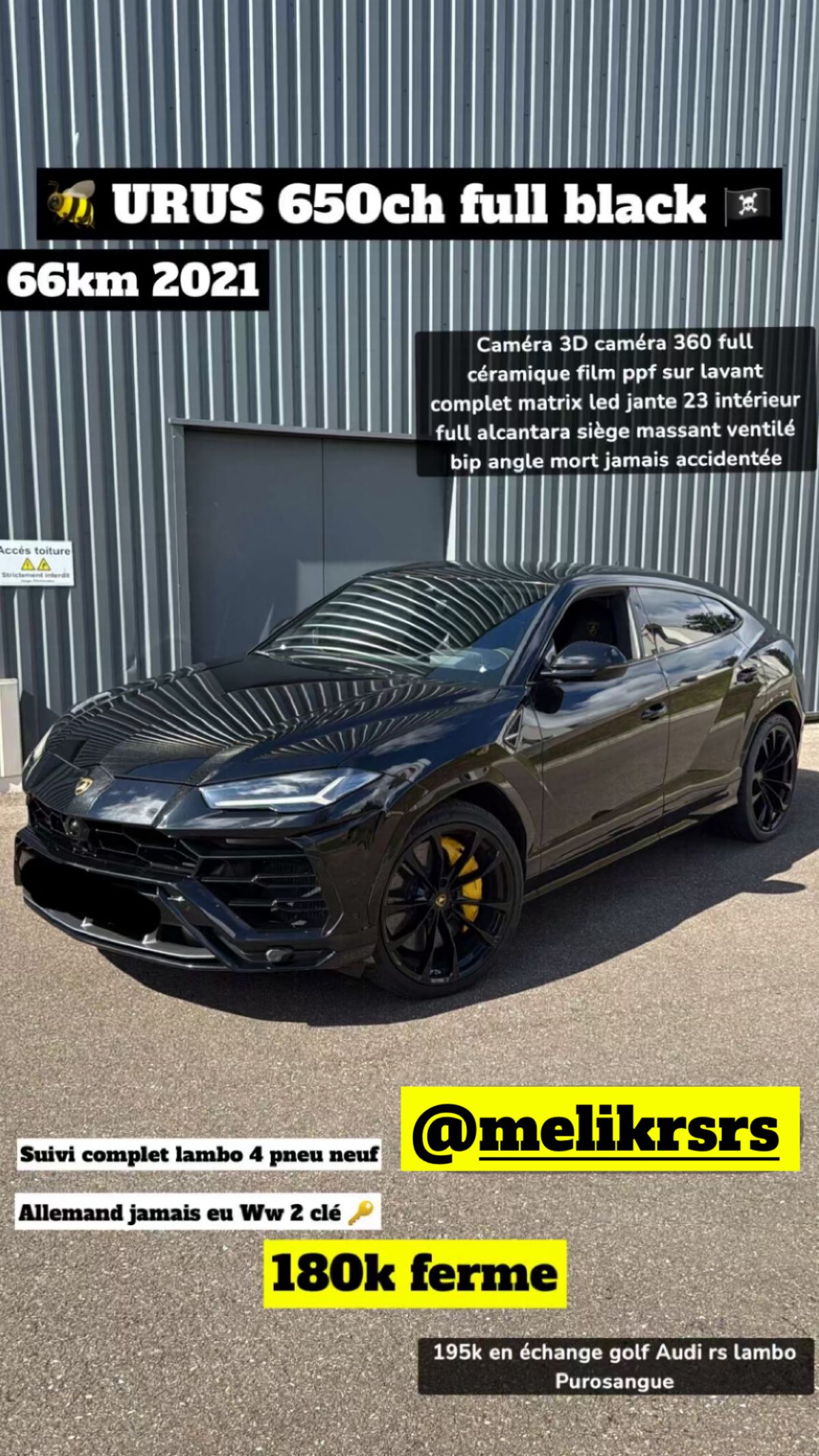LAMBORGHINI URUS 650 TOP CONFIG