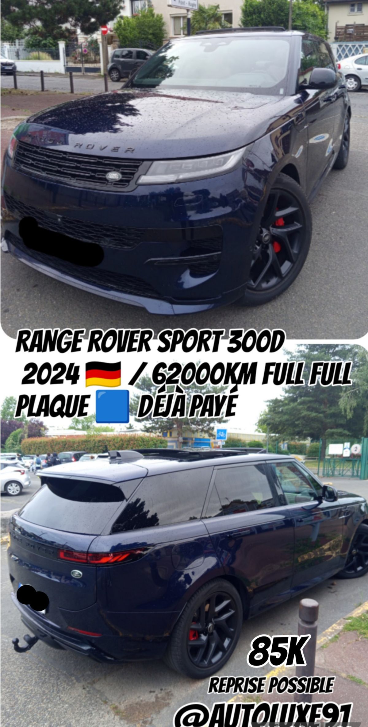 RANGE ROVER SPORT D300 DE 2024