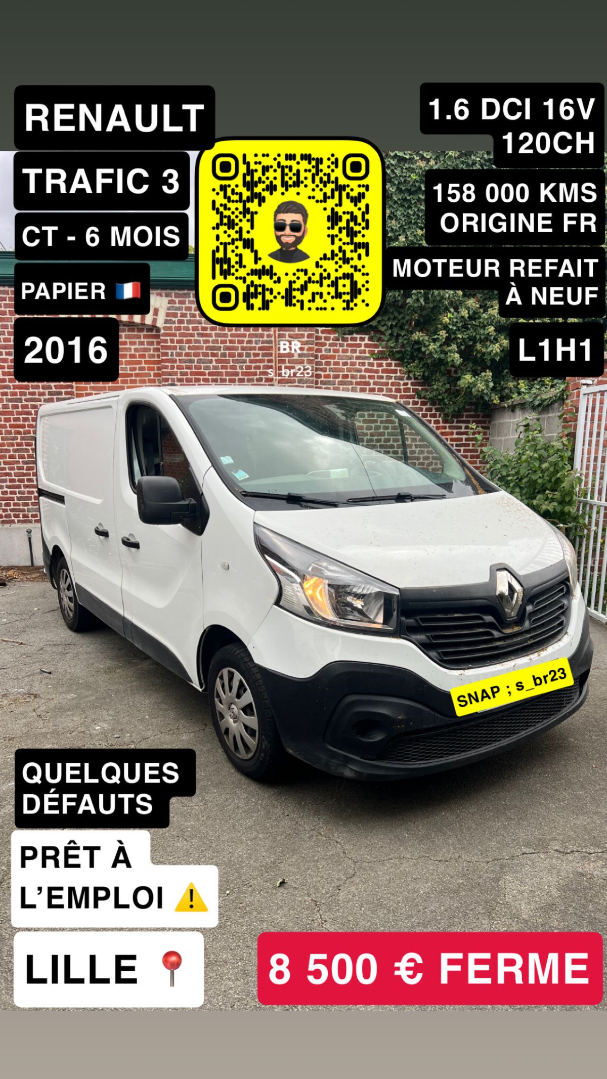 RENAULT TRAFIC III DCI 120