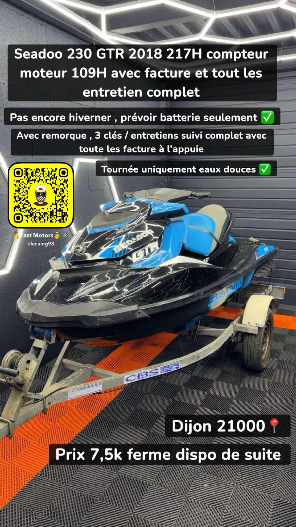 jetski seadoo 230 gtr