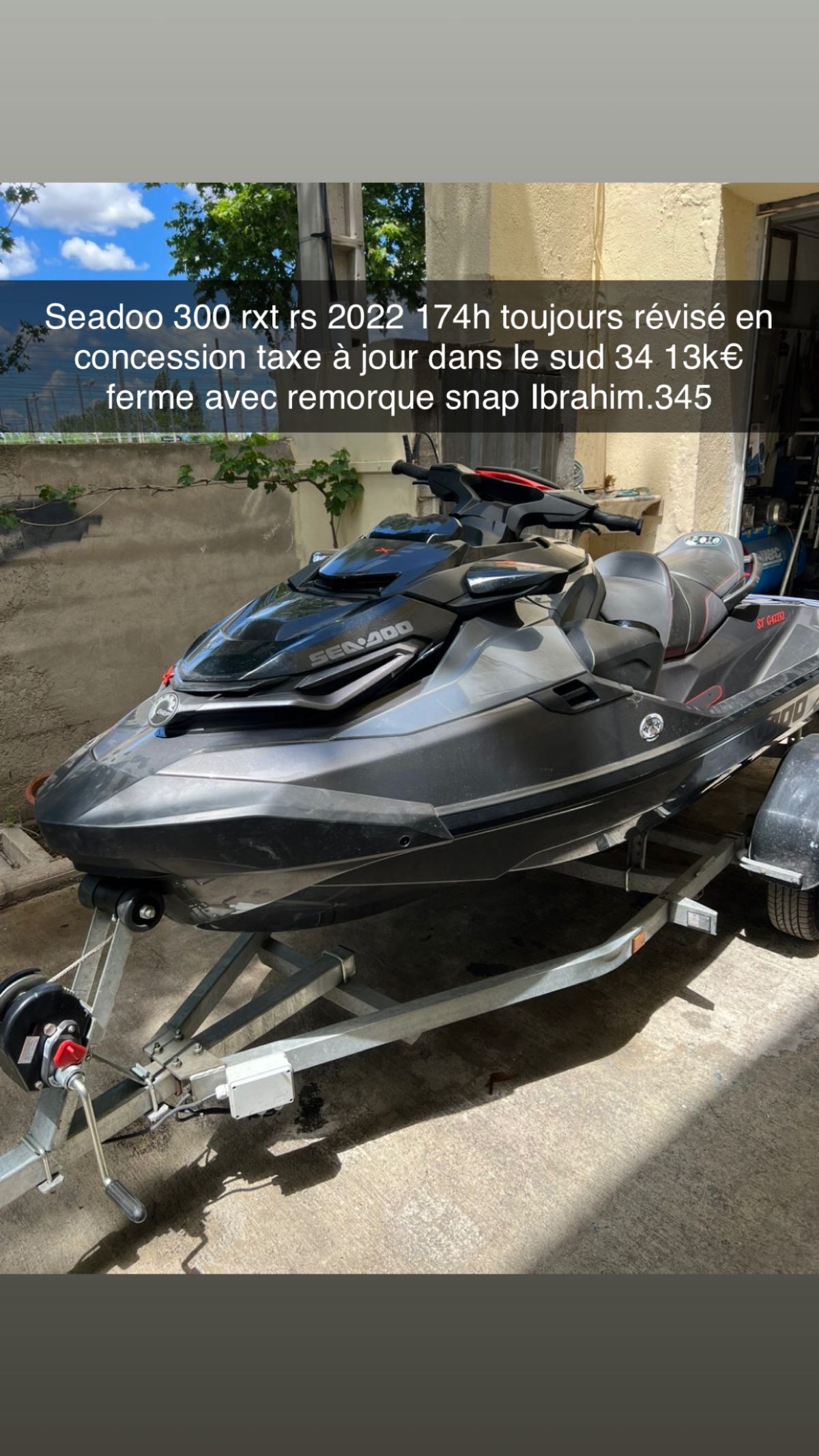 seadoo 300 rxt rs