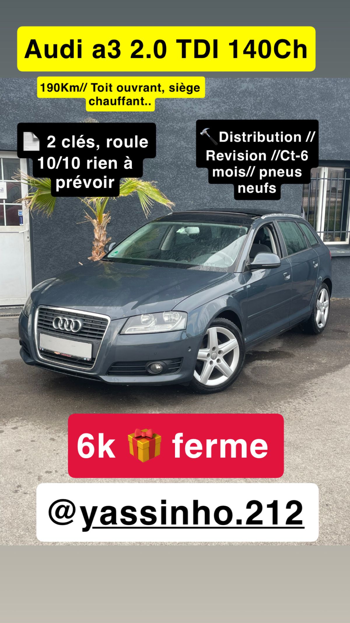 AUDI A3 2.0 TDI 140