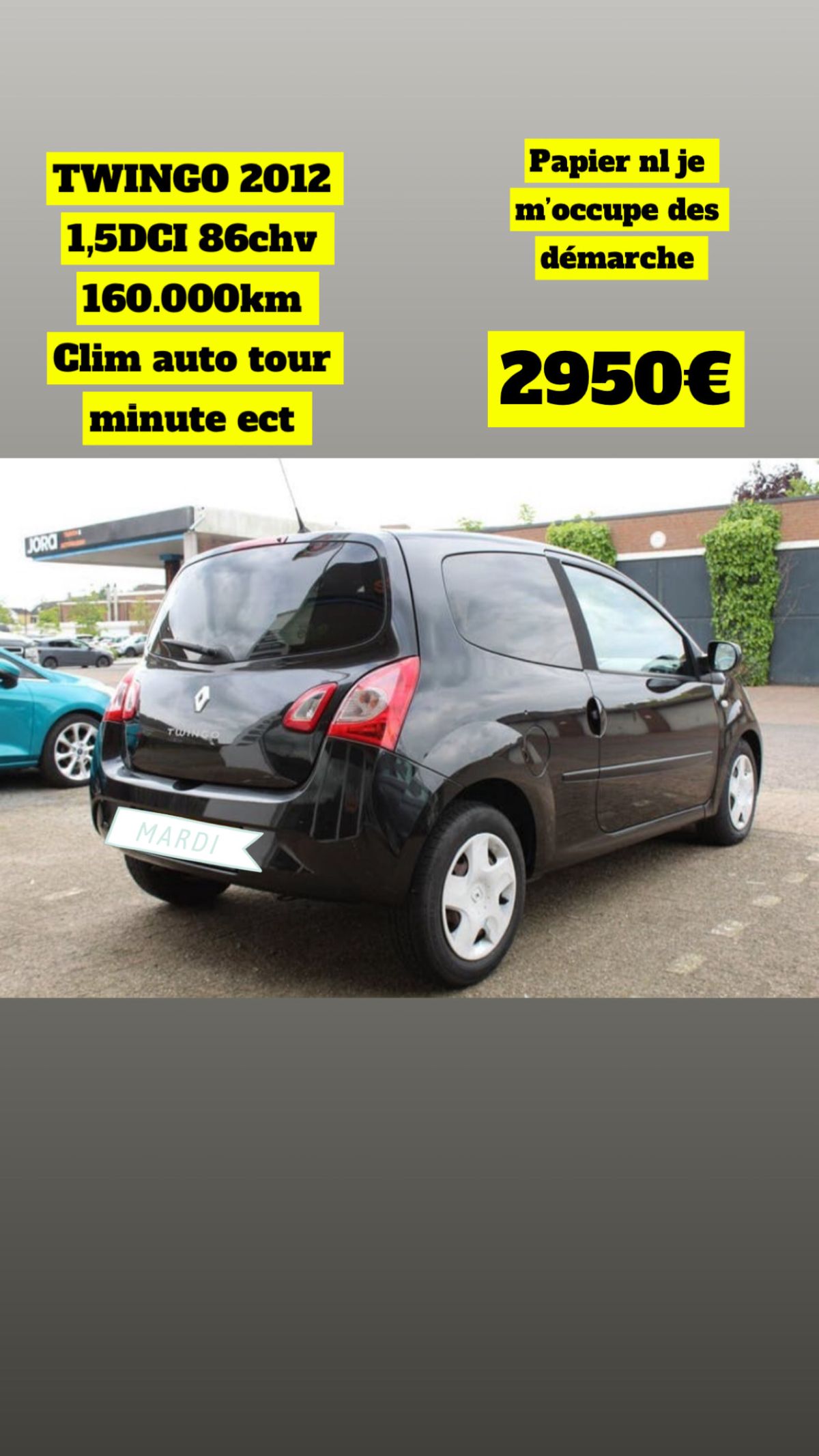 Twingo 1.5 DCI 86chv