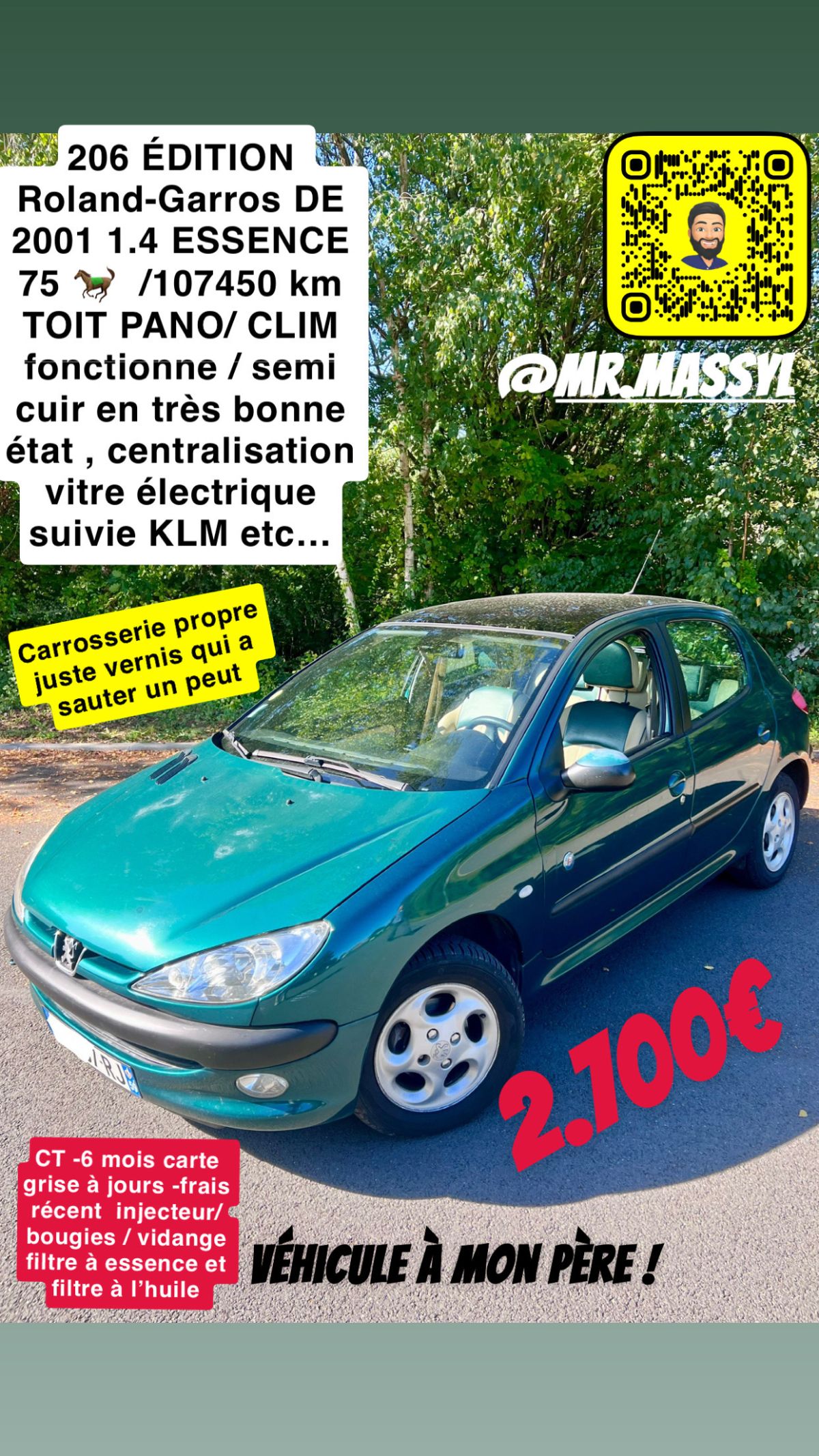 206 Rolland-Garros