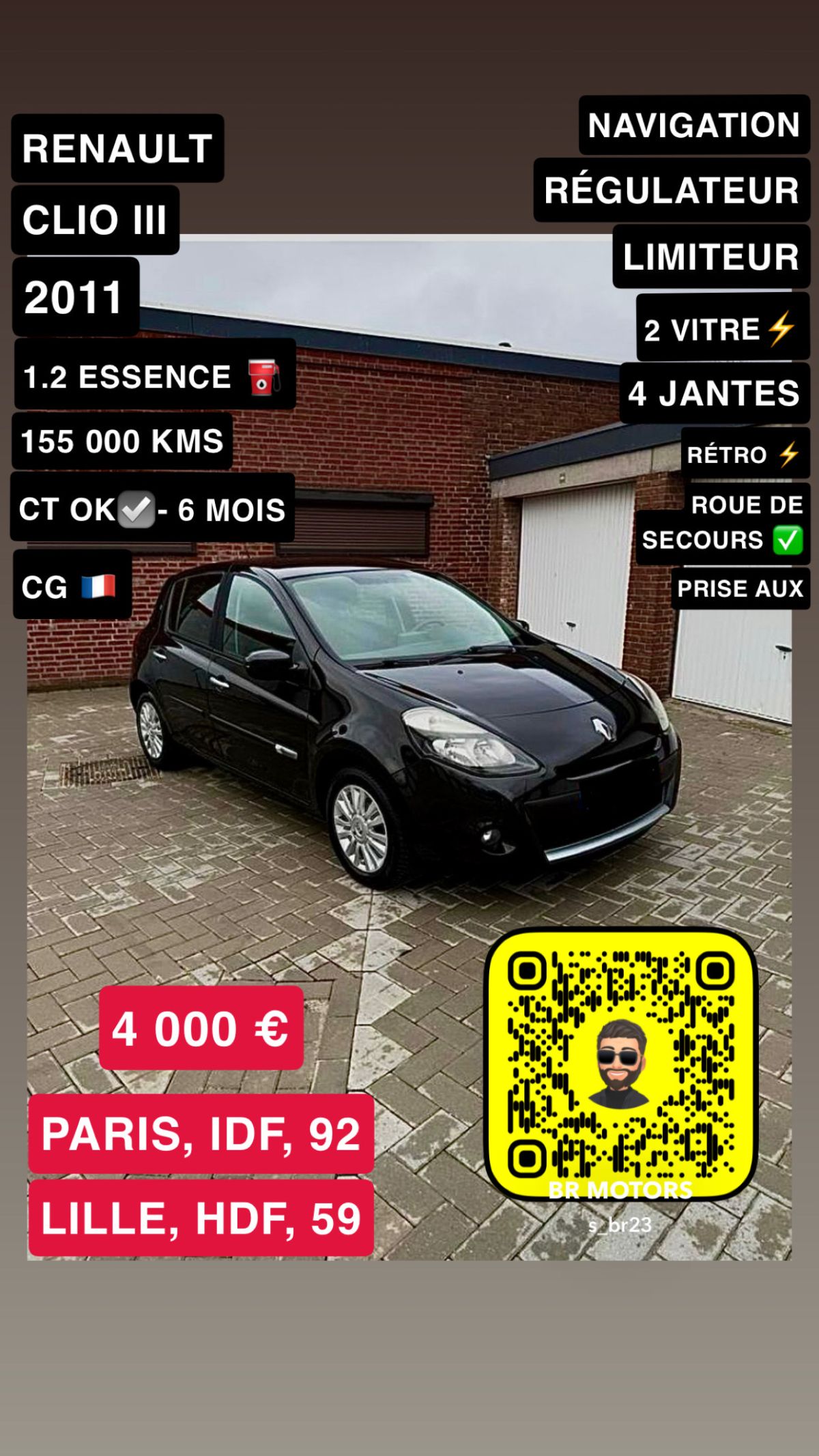RENAULT CLIO 3 ESS TOMTOM