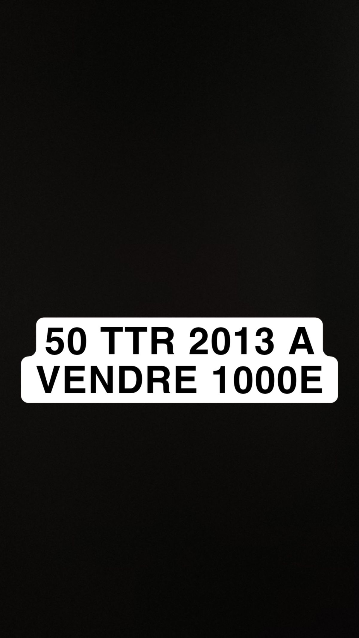 yamaha 50 TTR