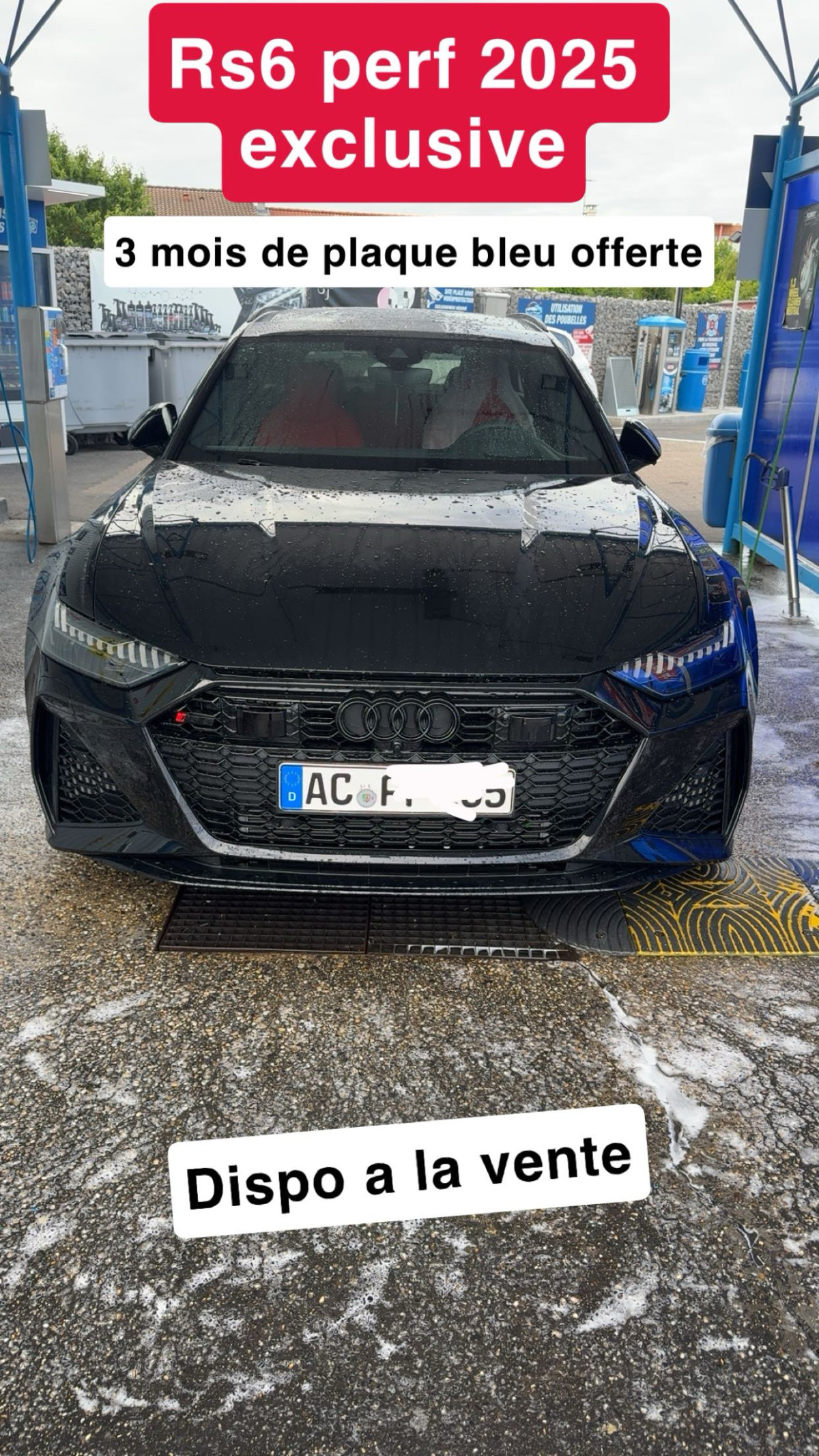 Rs6 performence exclusive 2025 neuve encor les plastique