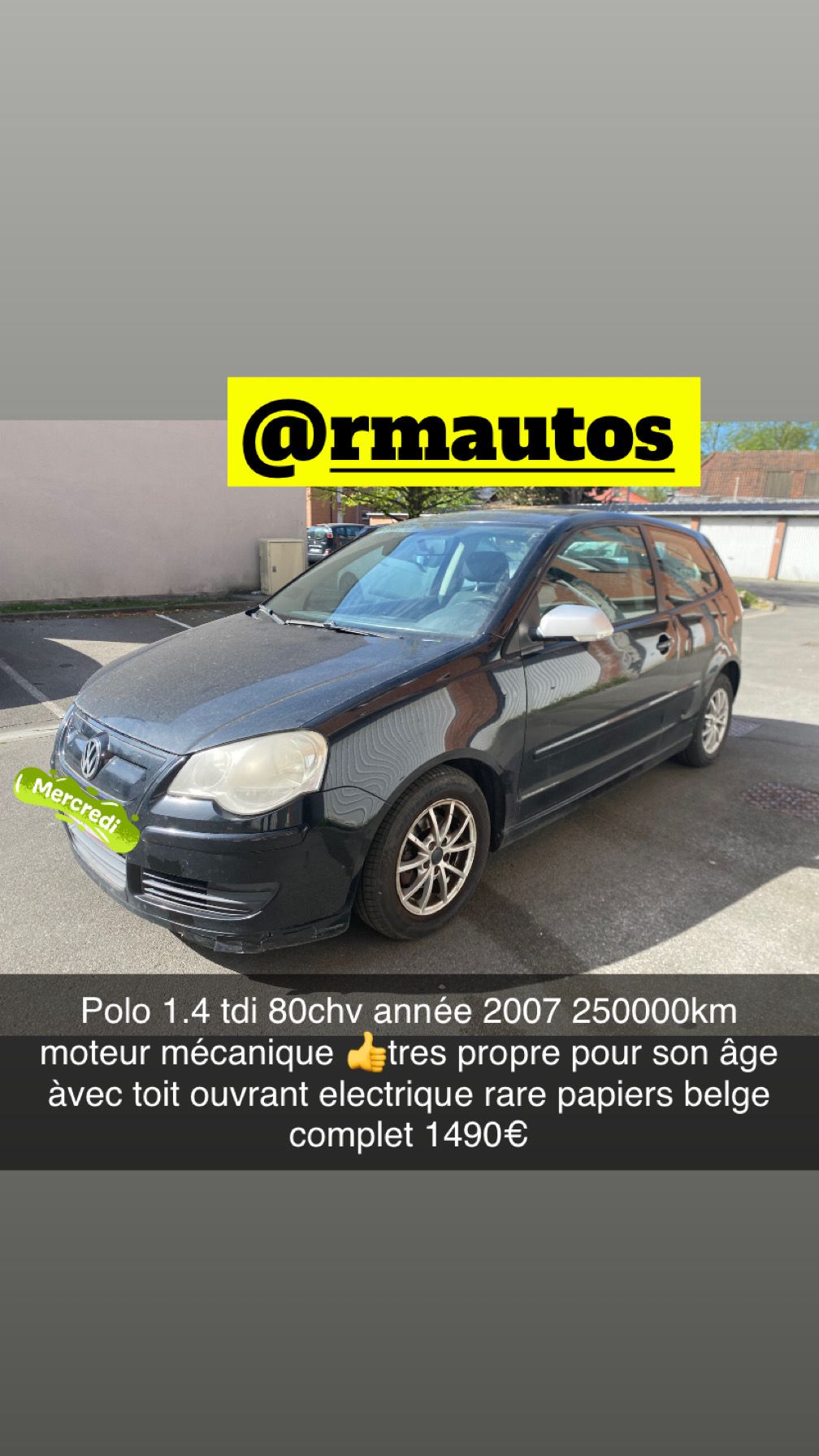 polo 1.4 tdi 2007 toit ouvrant