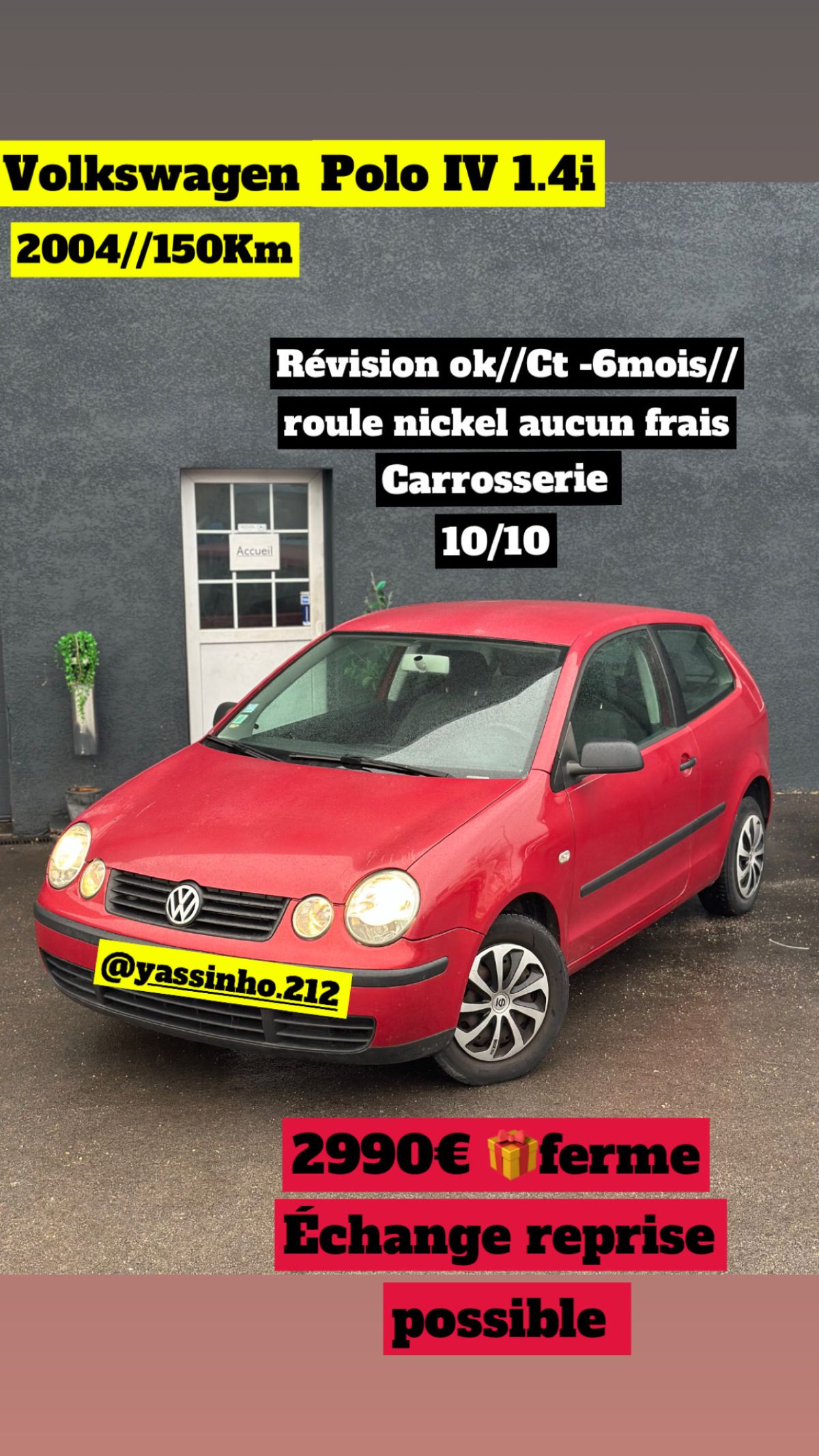 Volkswagen Polo 1.4i 🇫🇷