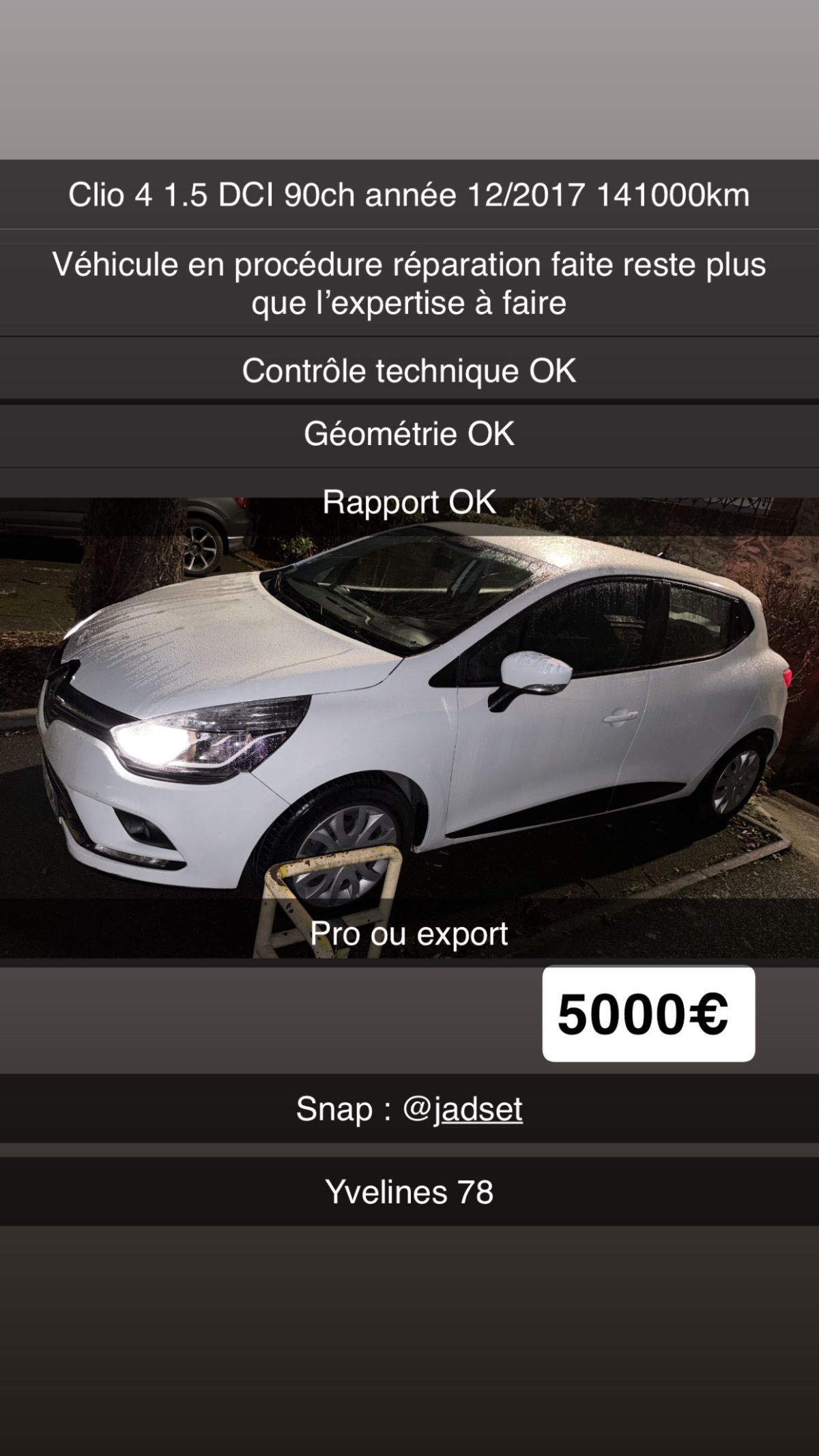 Renault Clio 4 1.5 dci 90ch