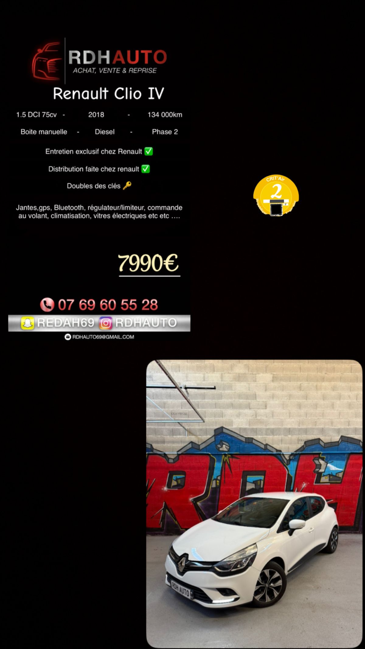 Renault Clio IV 1.5 DCI 75cv / Première main