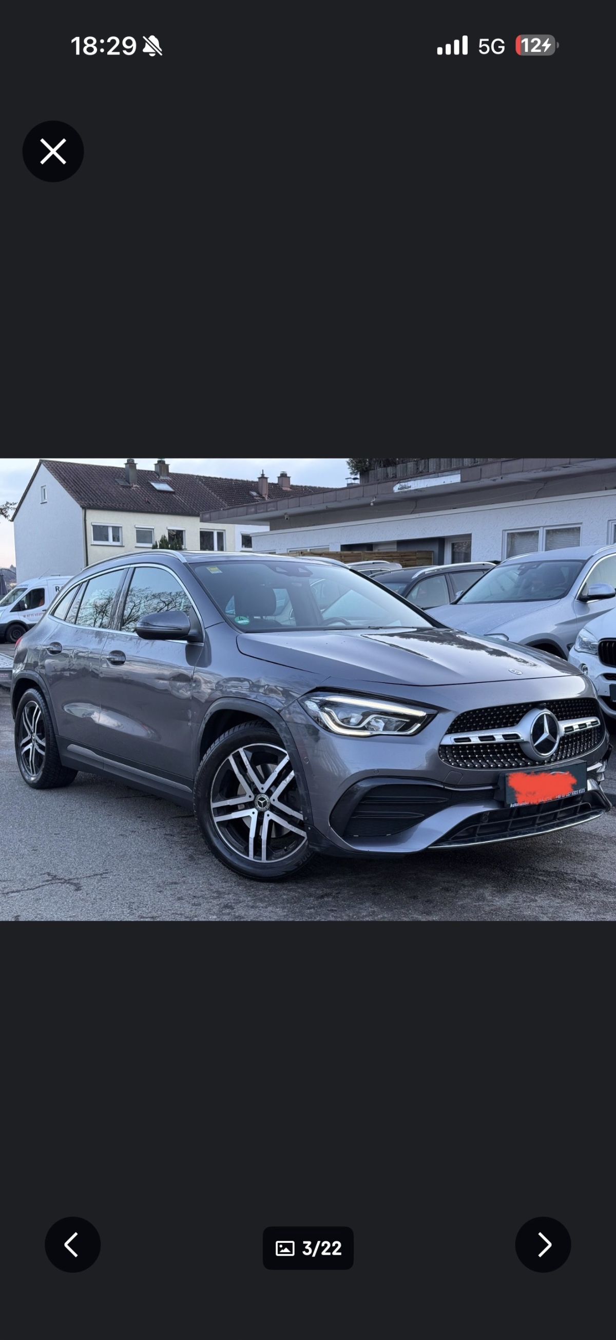 GLA 220d pack AMG toit pano caméra lumière d’ambiance