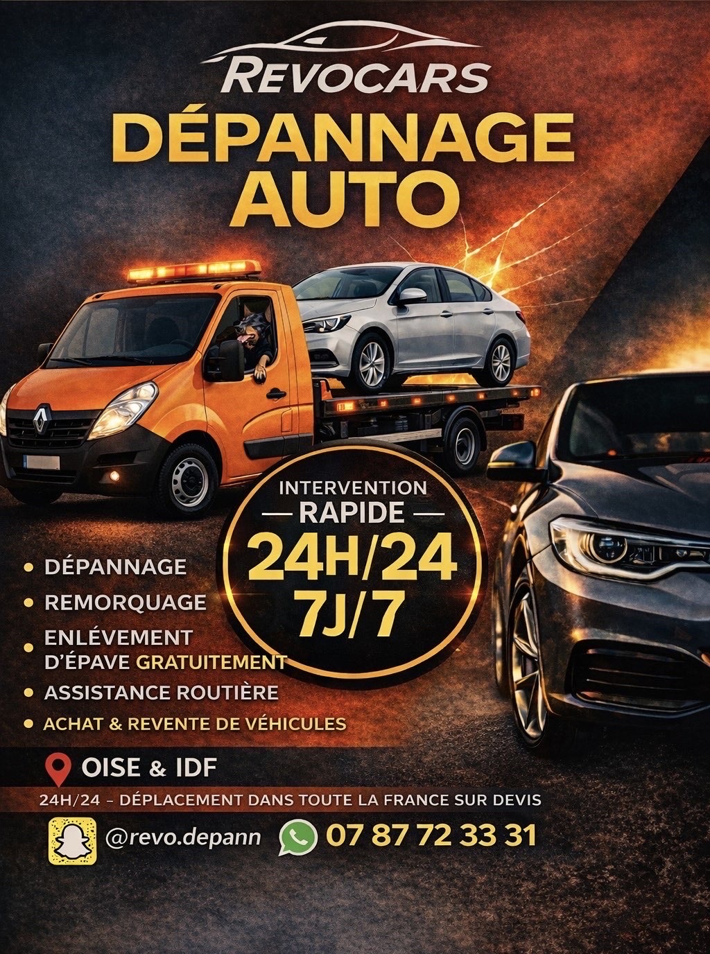 Depannage 24/24 - 7/7 Oise/IDF