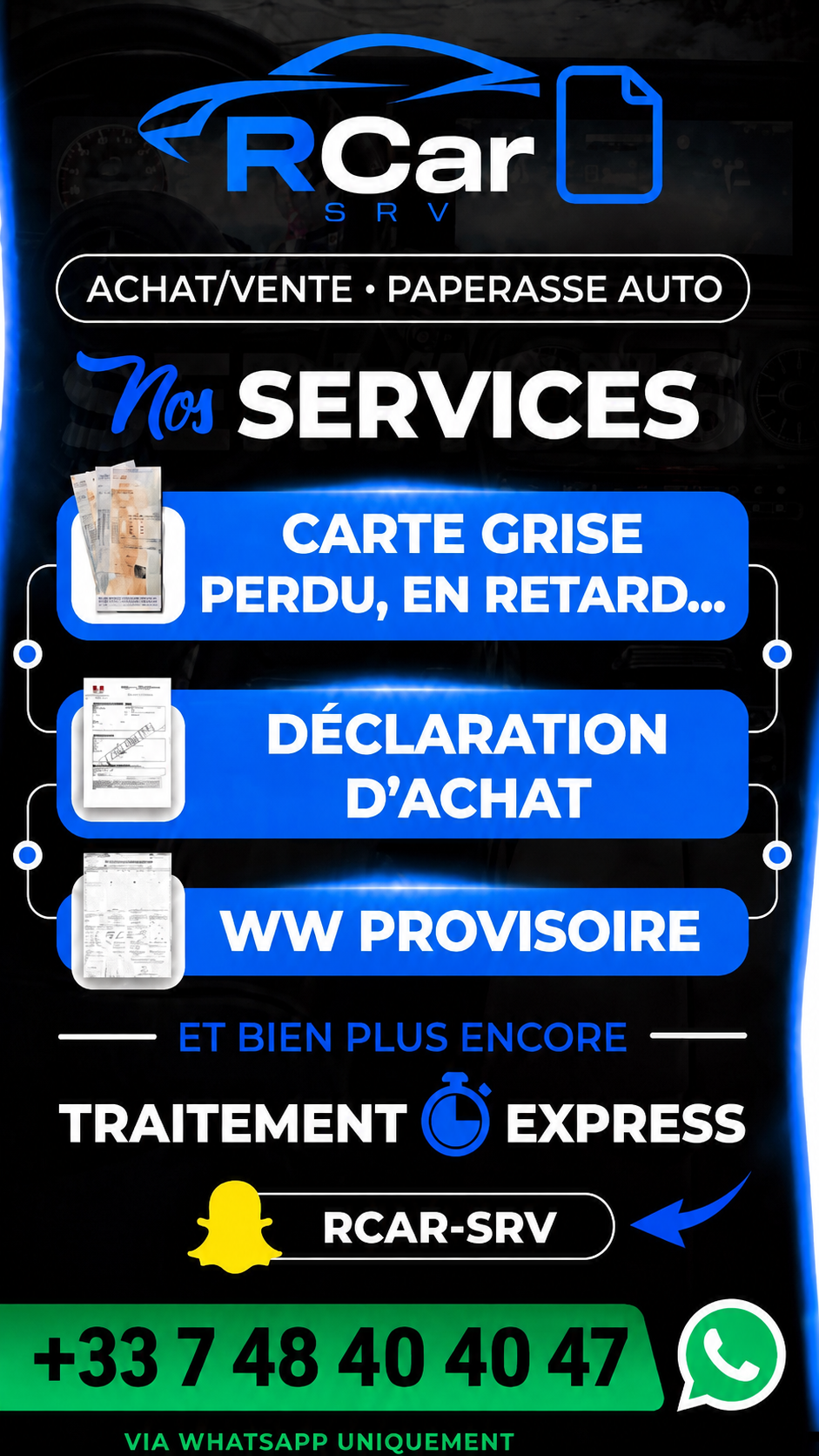 Paperasse Automobile