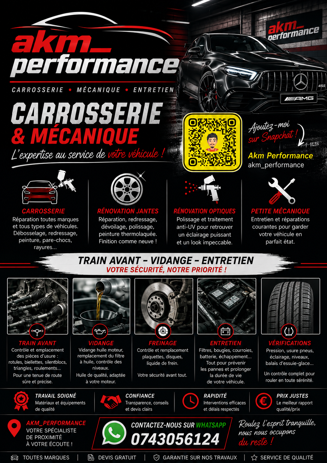 Réparation, carrosserie, mécanique