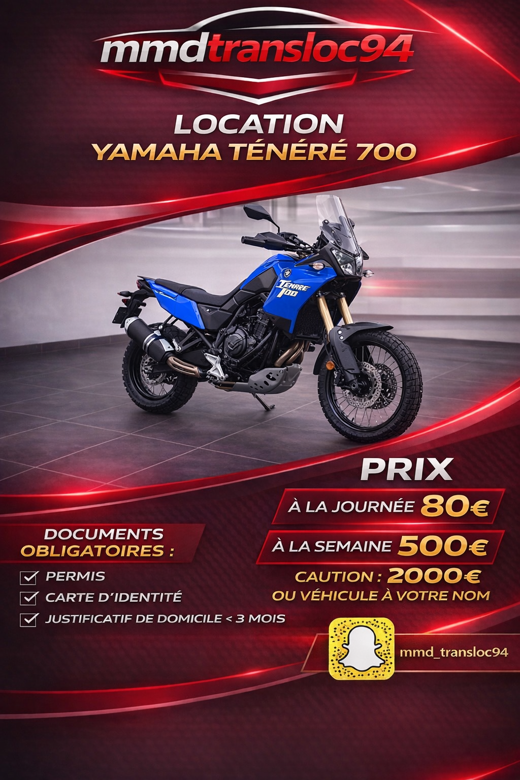 location moto et utilitaire 94 Paris