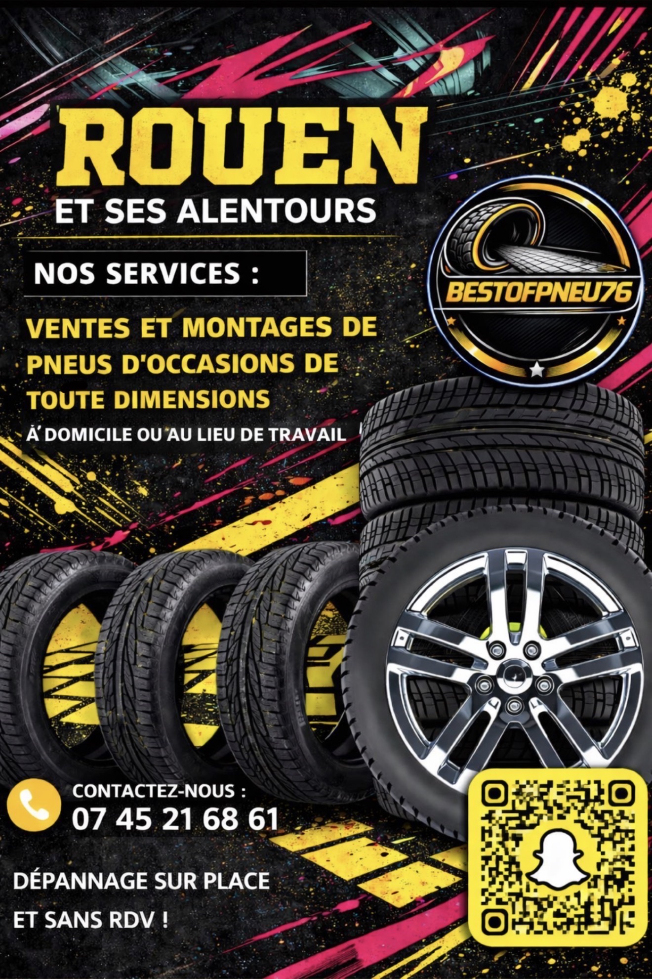 pneu occasion toute dimension