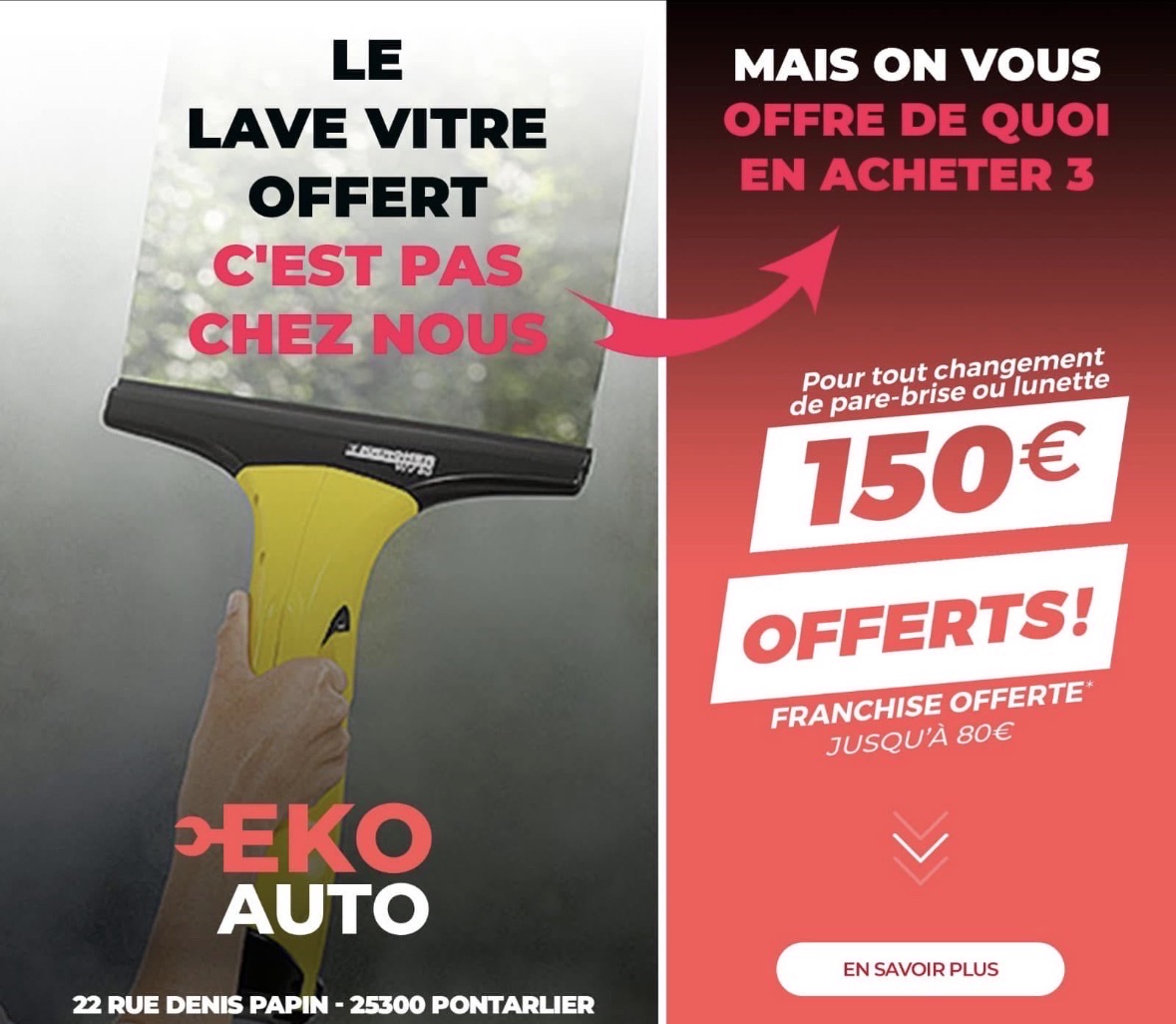 lancement de business de pare brise