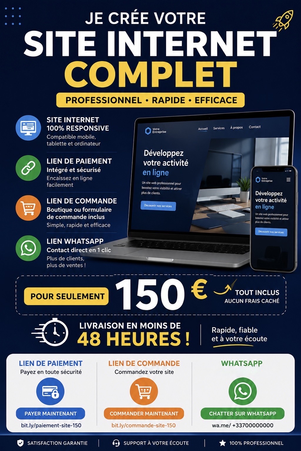 création, site Internet