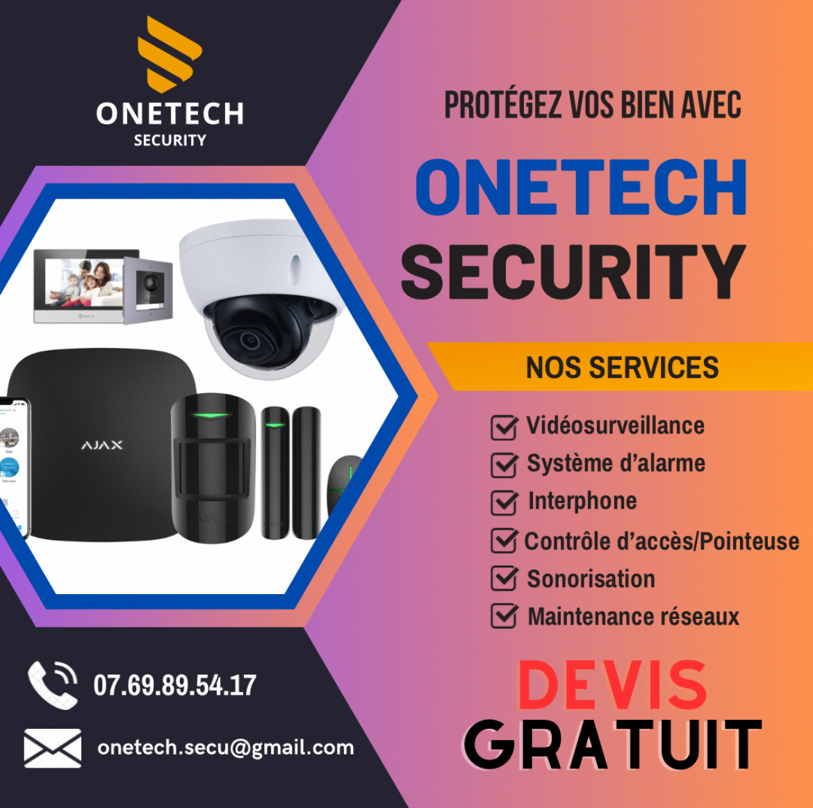 🔐Spécialiste en installation de systèmes de sécurité