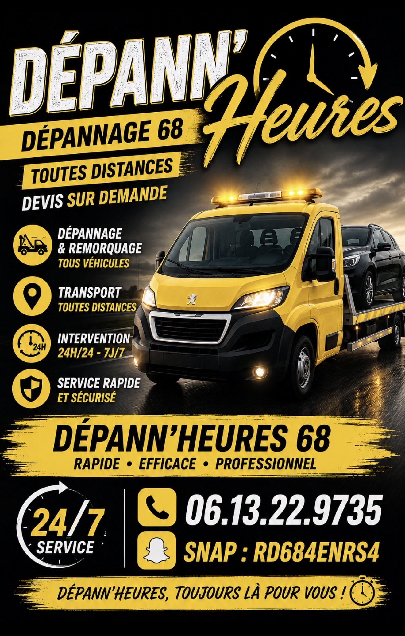 dépannage 68