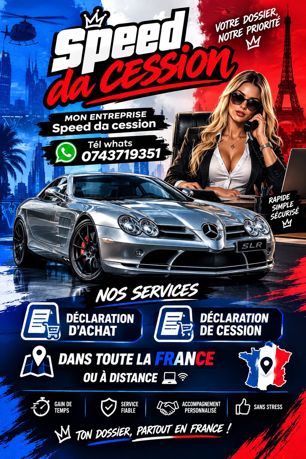 déclaration achat et cession